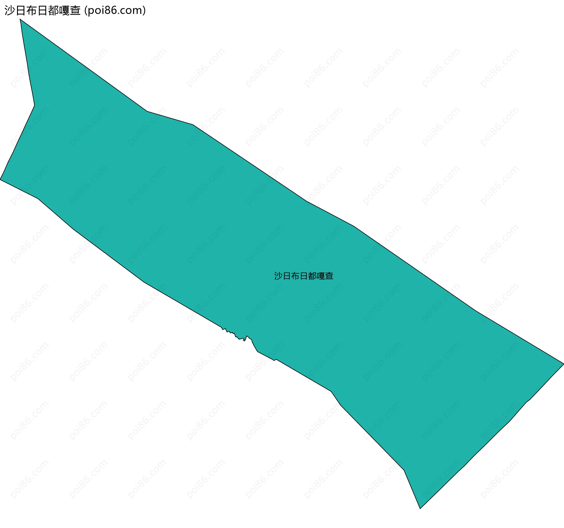 沙日布日都嘎查边界地图