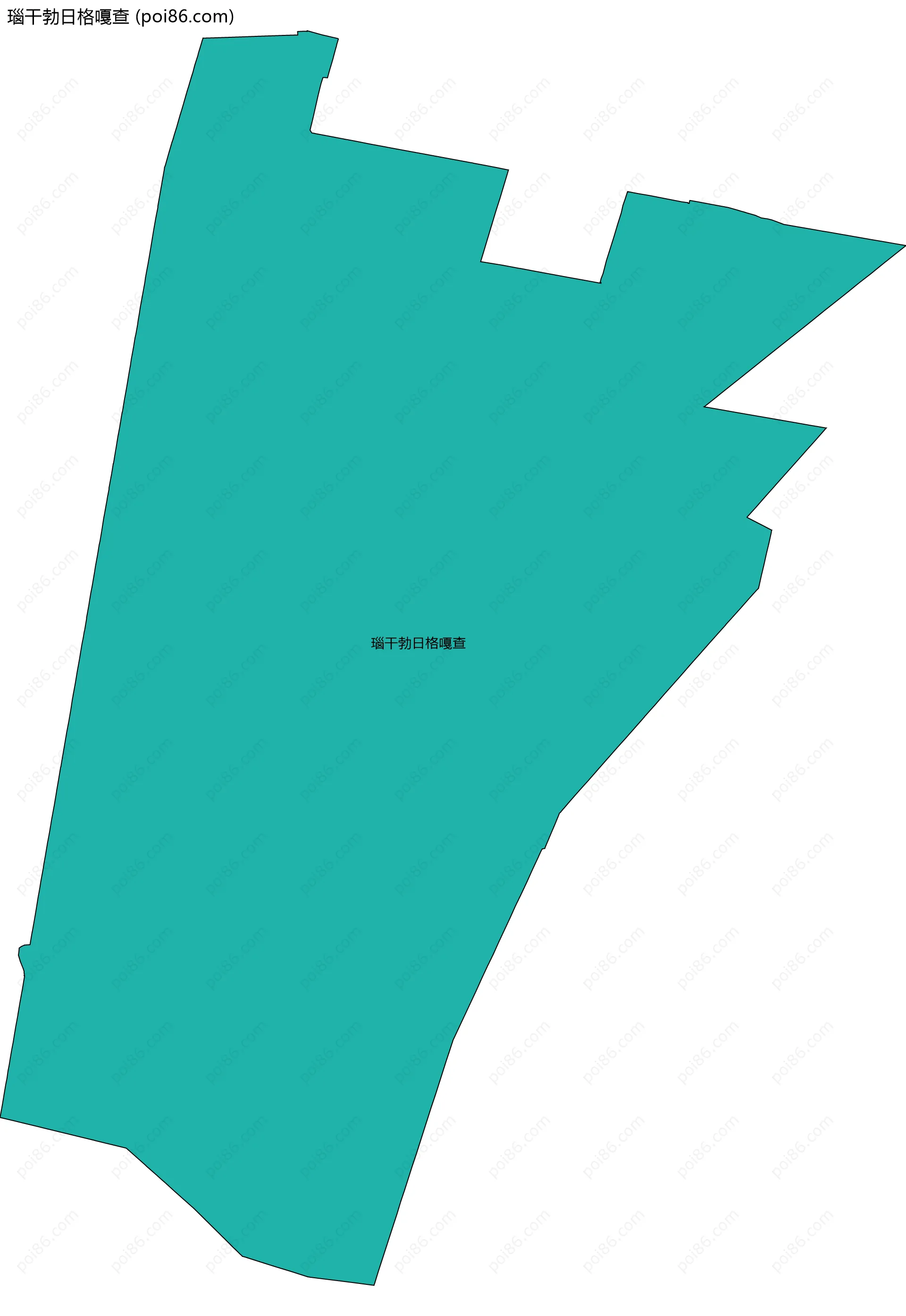 瑙干勃日格嘎查边界地图