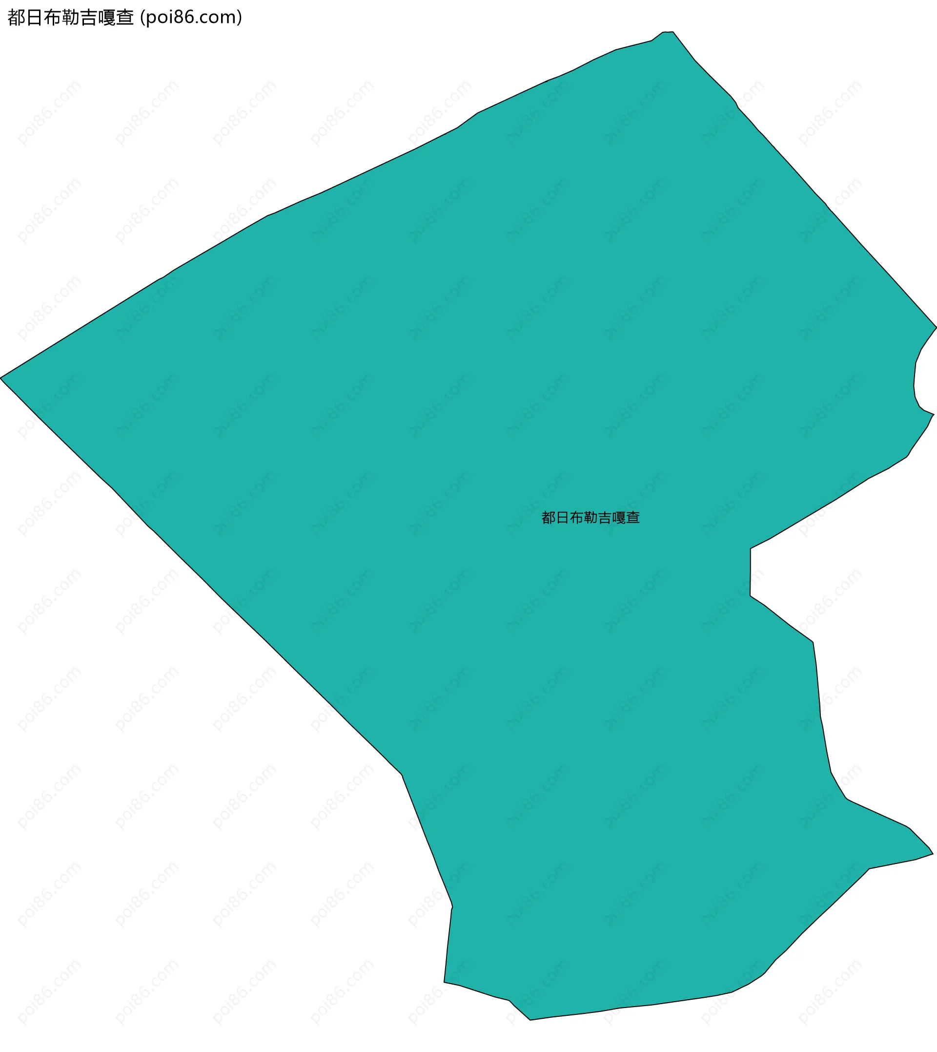 都日布勒吉嘎查边界地图