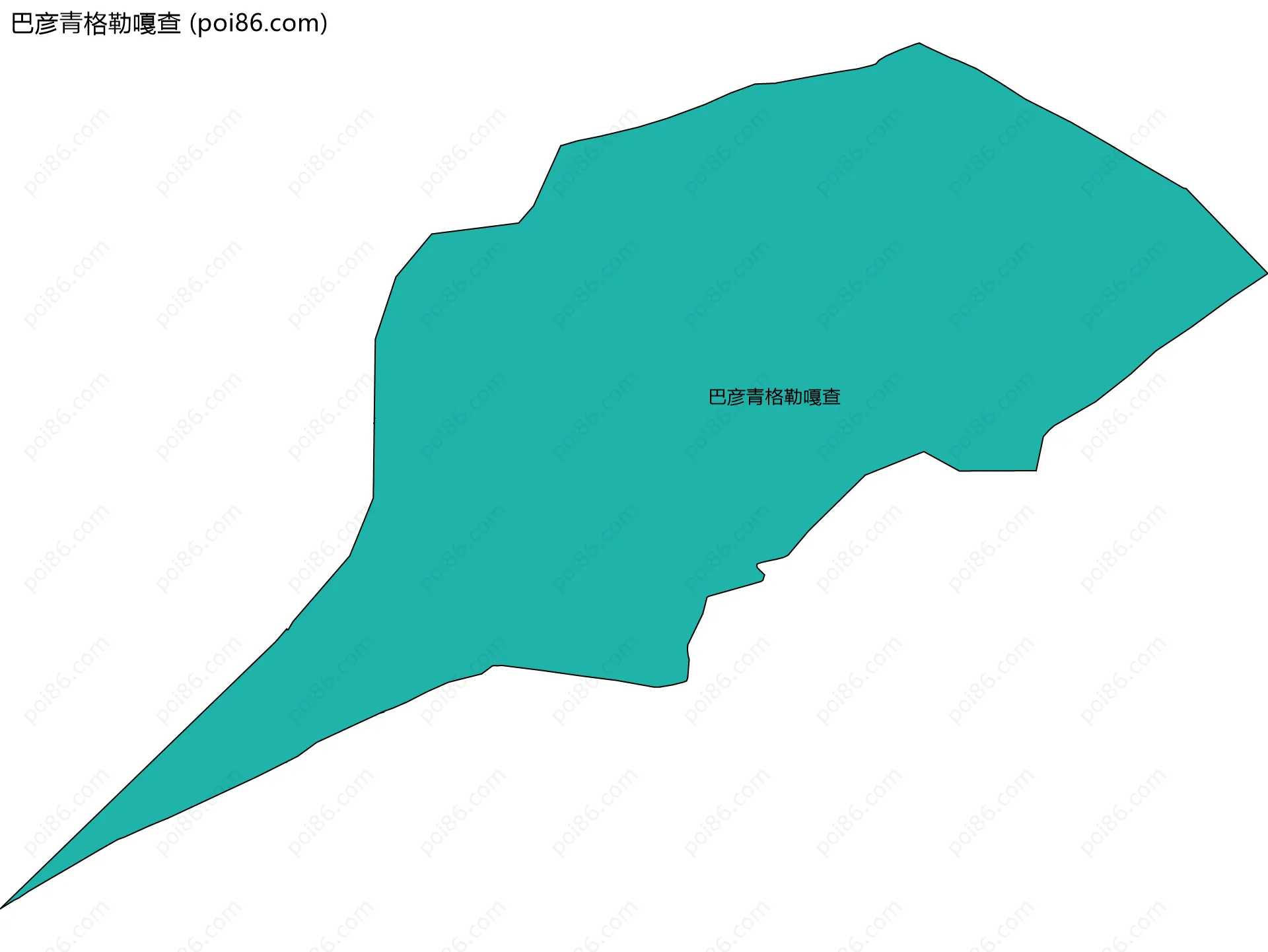 巴彦青格勒嘎查边界地图
