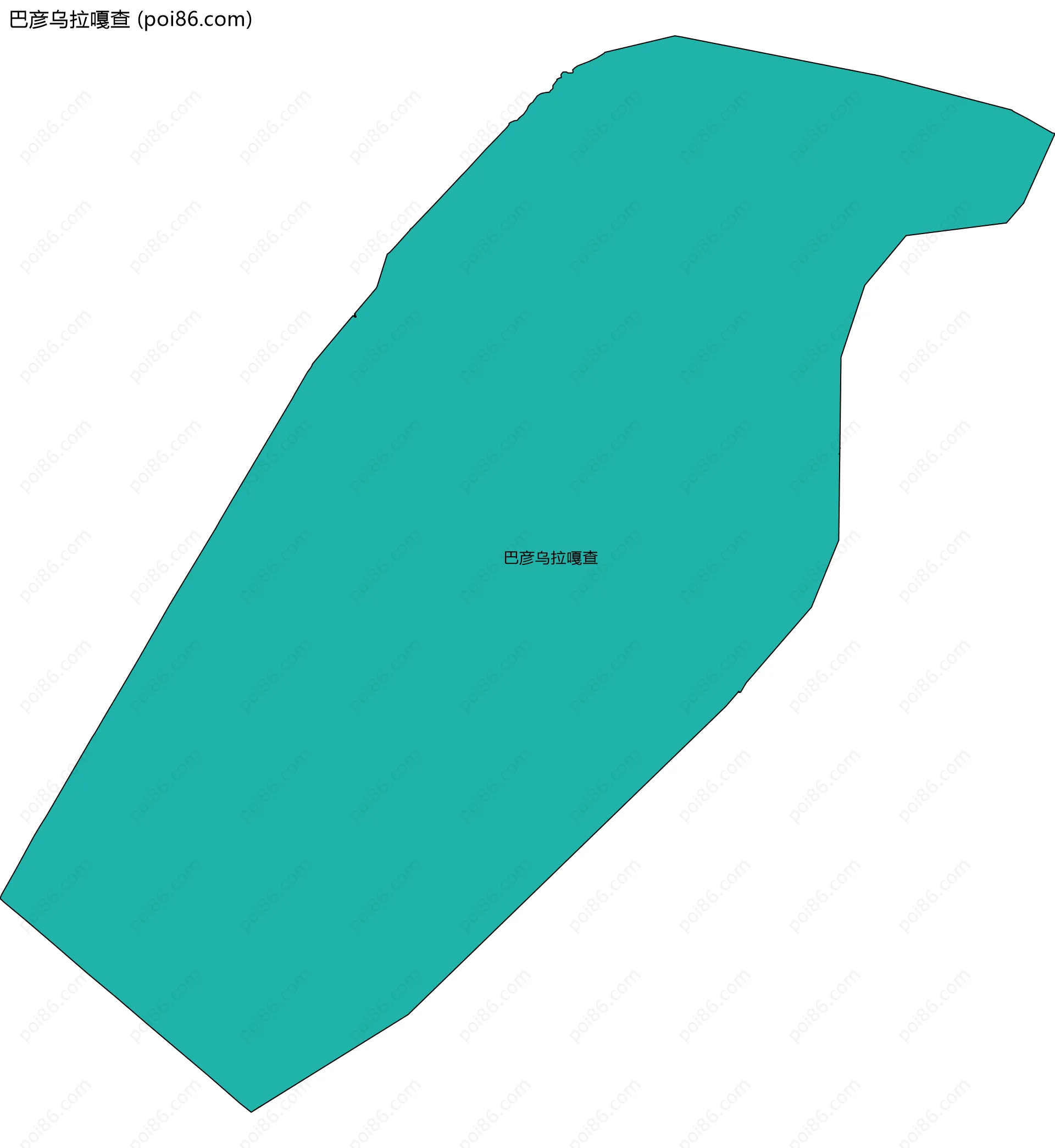 巴彦乌拉嘎查边界地图