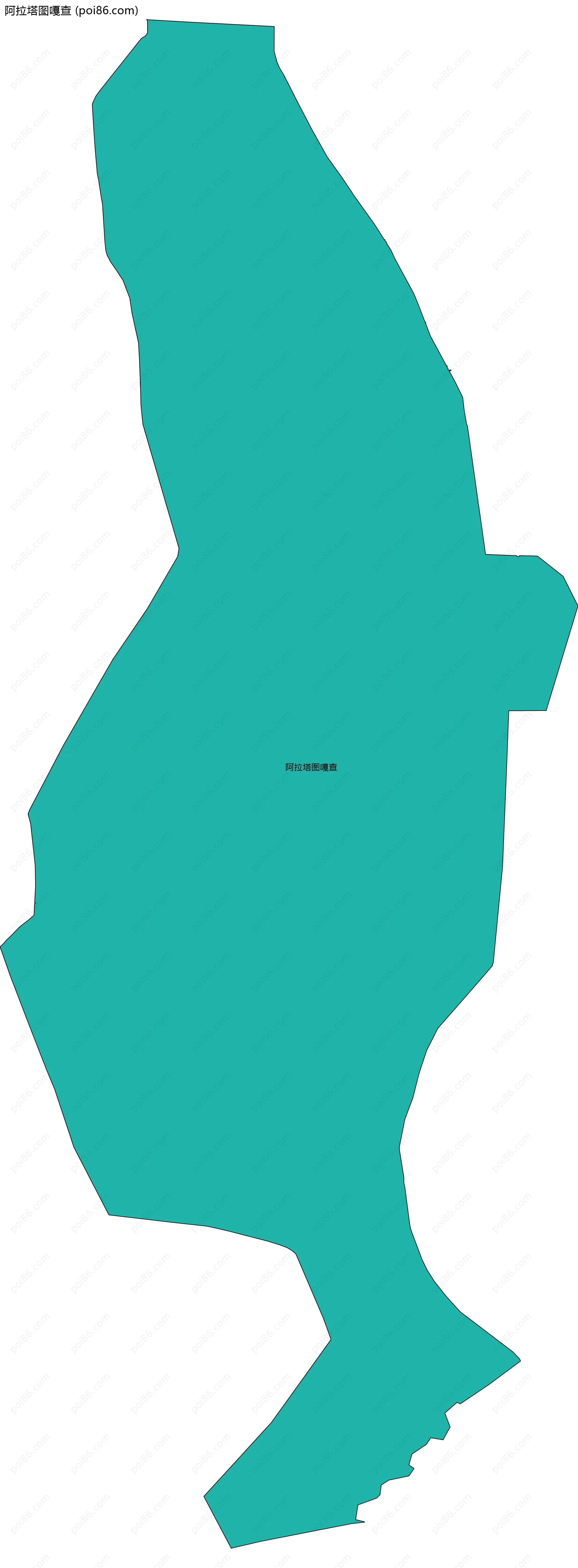 阿拉塔图嘎查边界地图