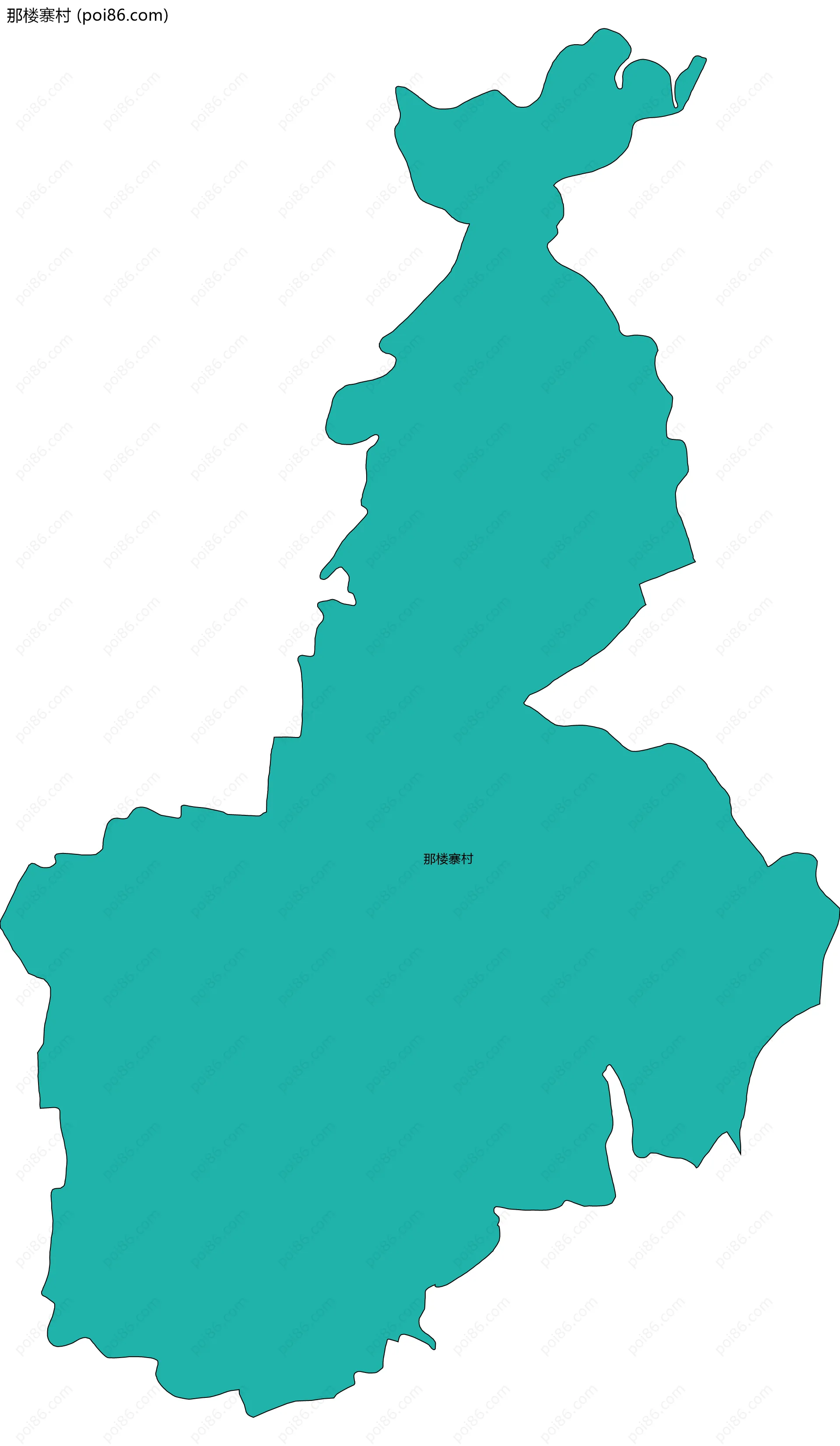 那楼寨村边界地图