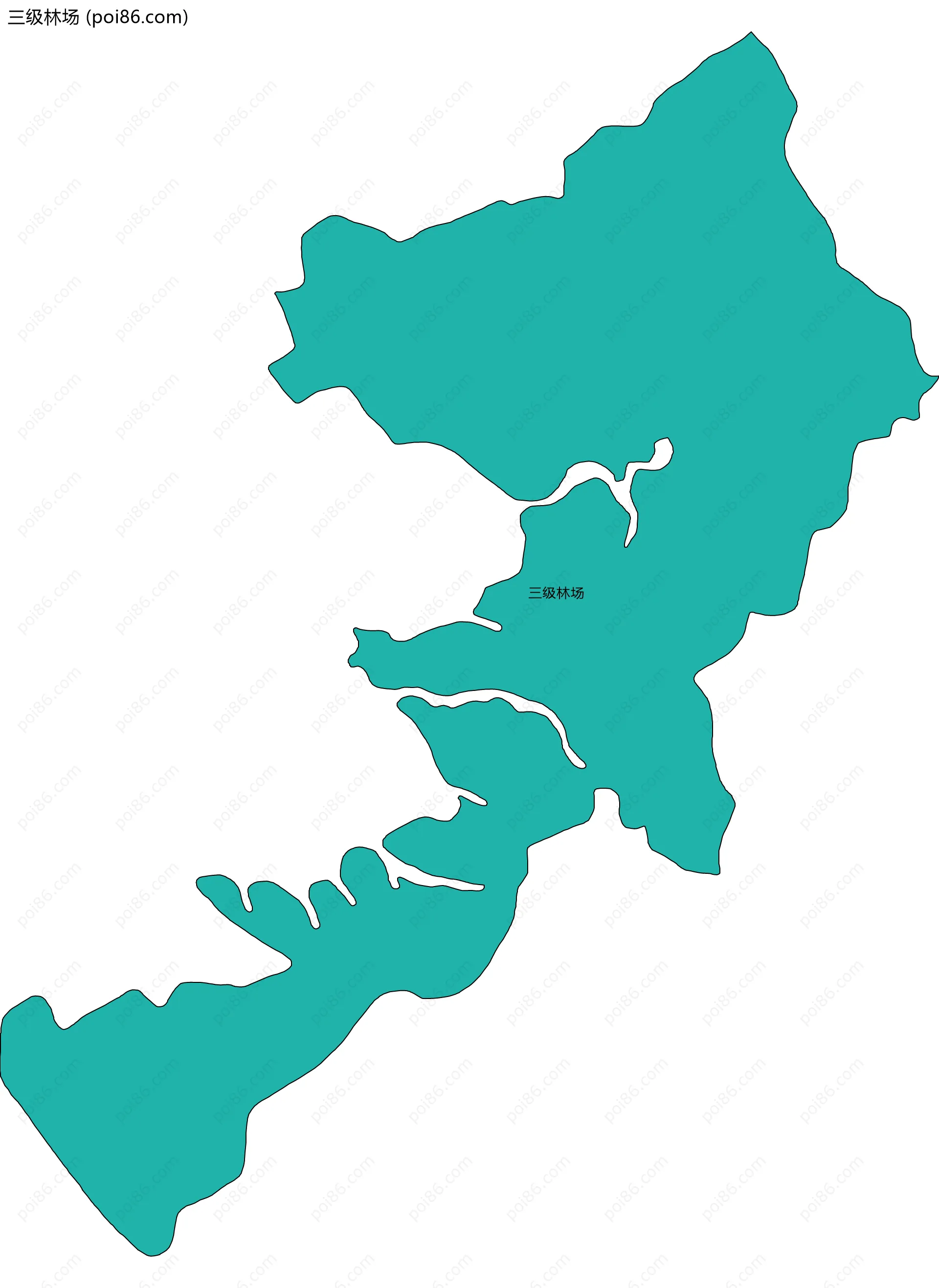 三级林场边界地图