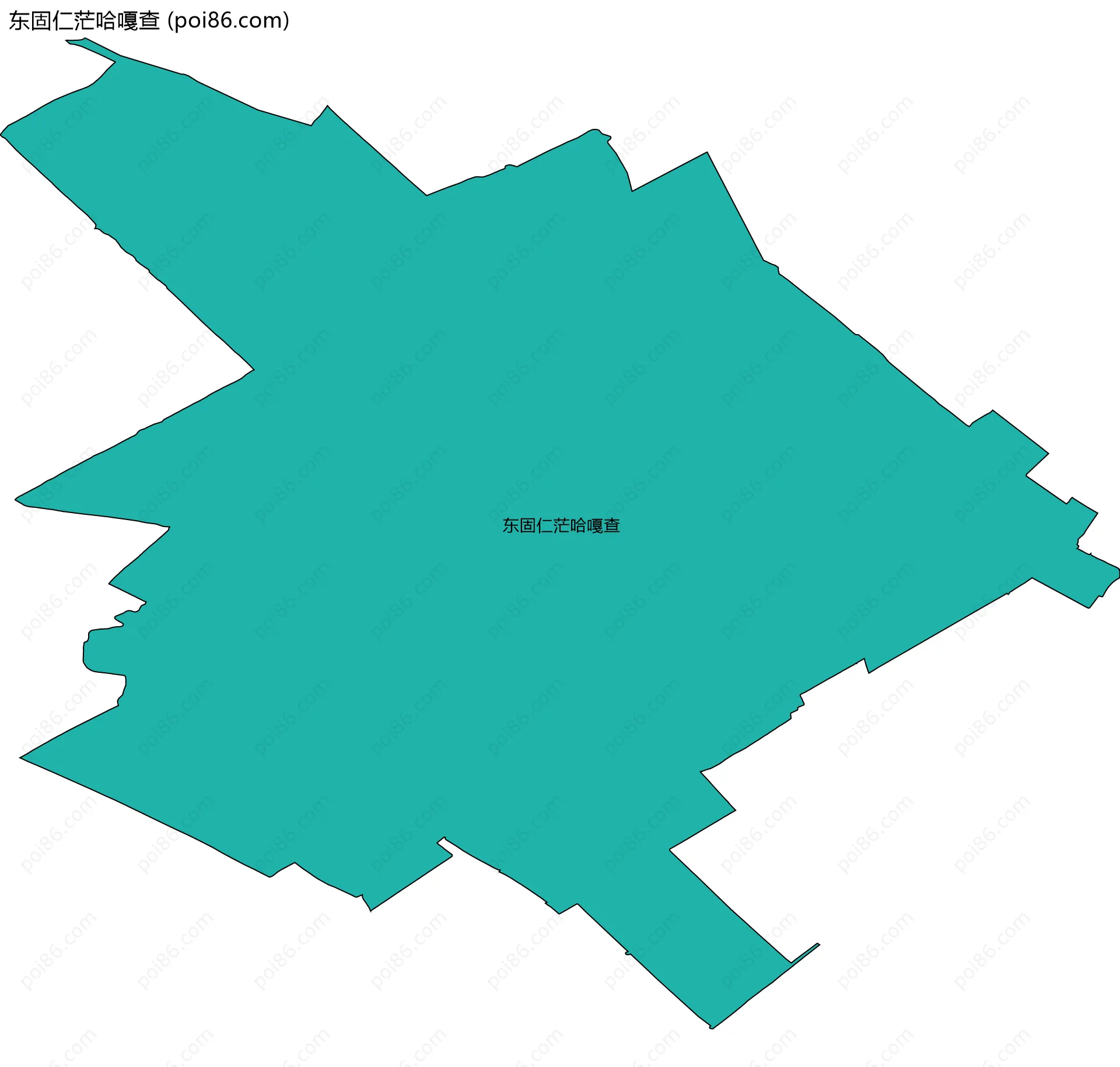 东固仁茫哈嘎查边界地图