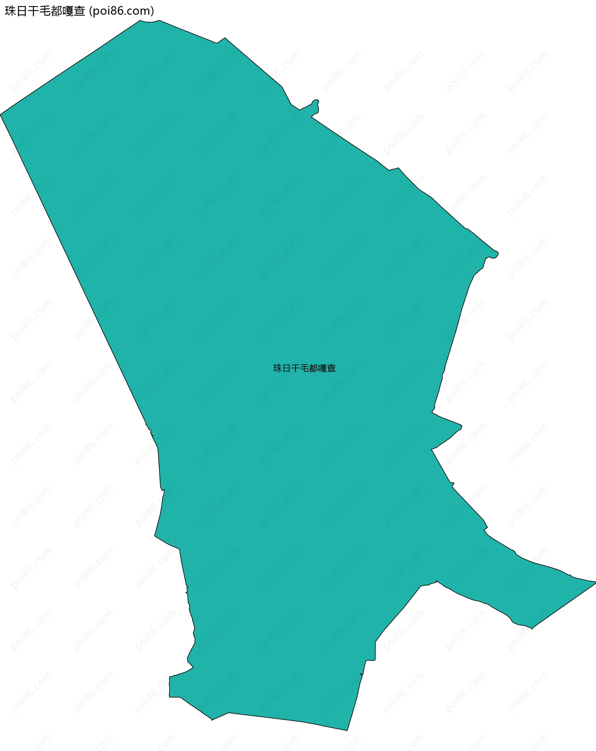 珠日干毛都嘎查边界地图