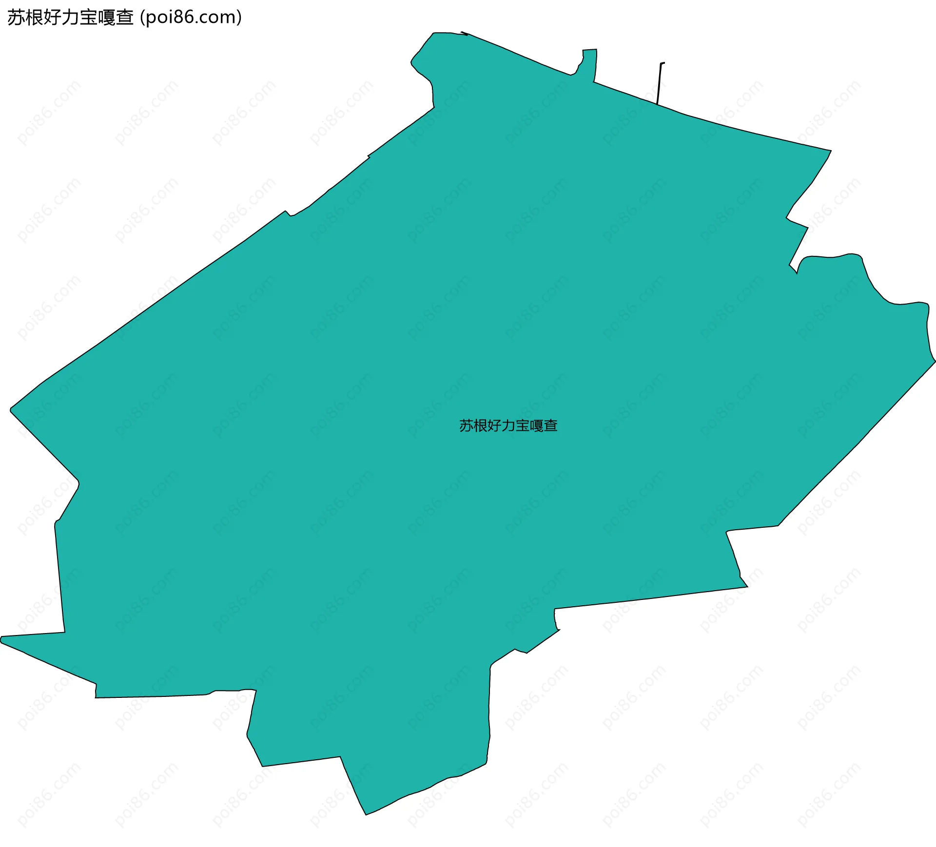 苏根好力宝嘎查边界地图