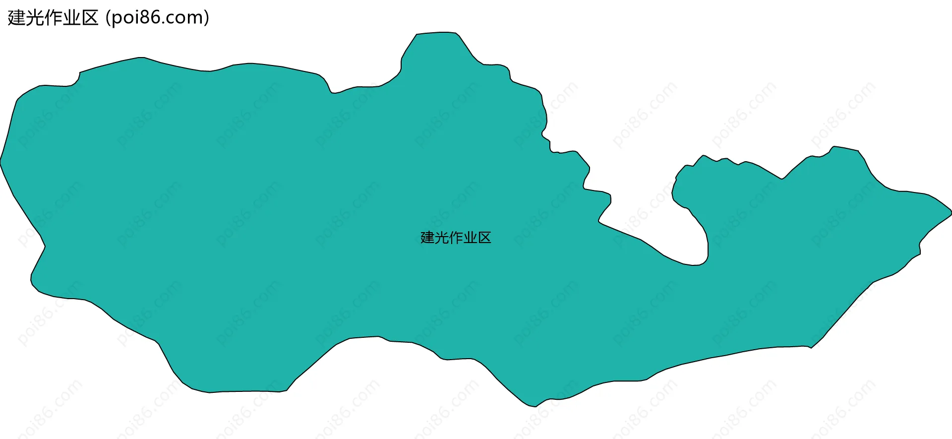 建光作业区边界地图