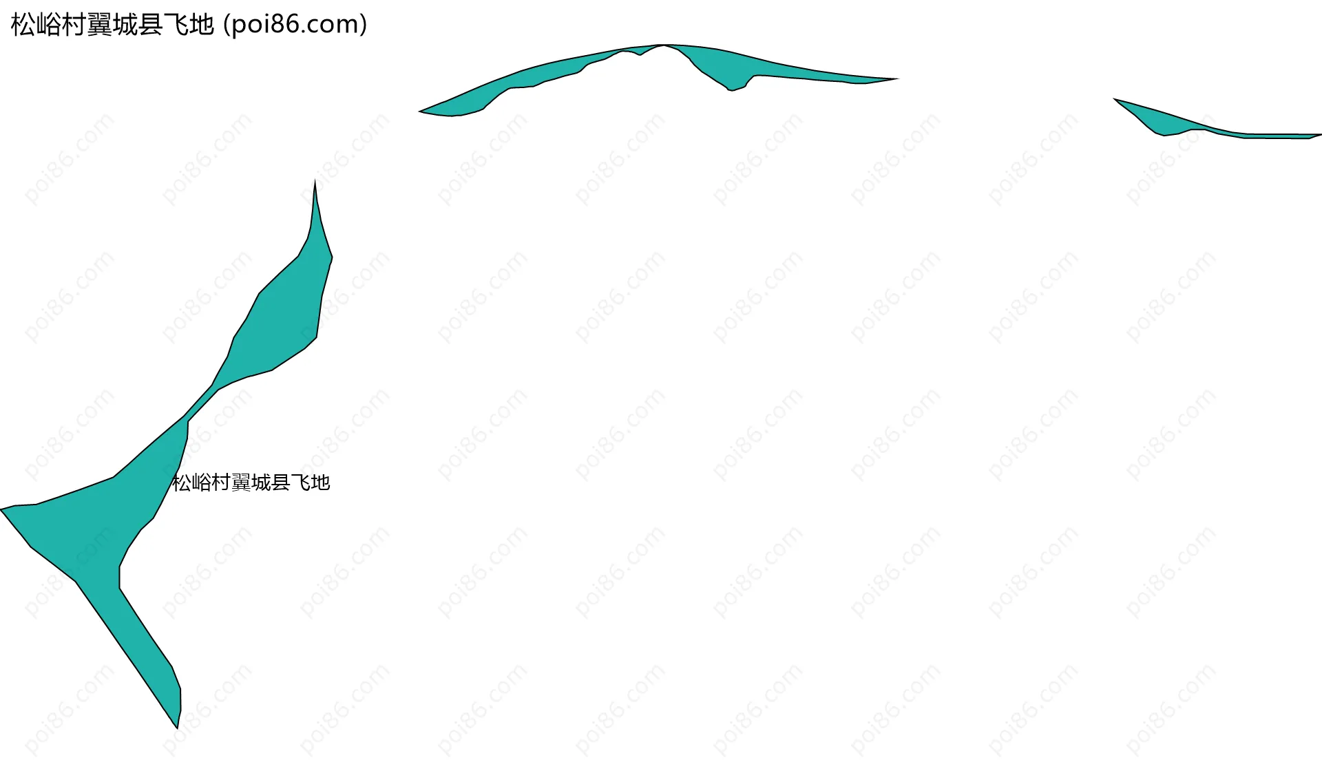 松峪村翼城县飞地边界地图