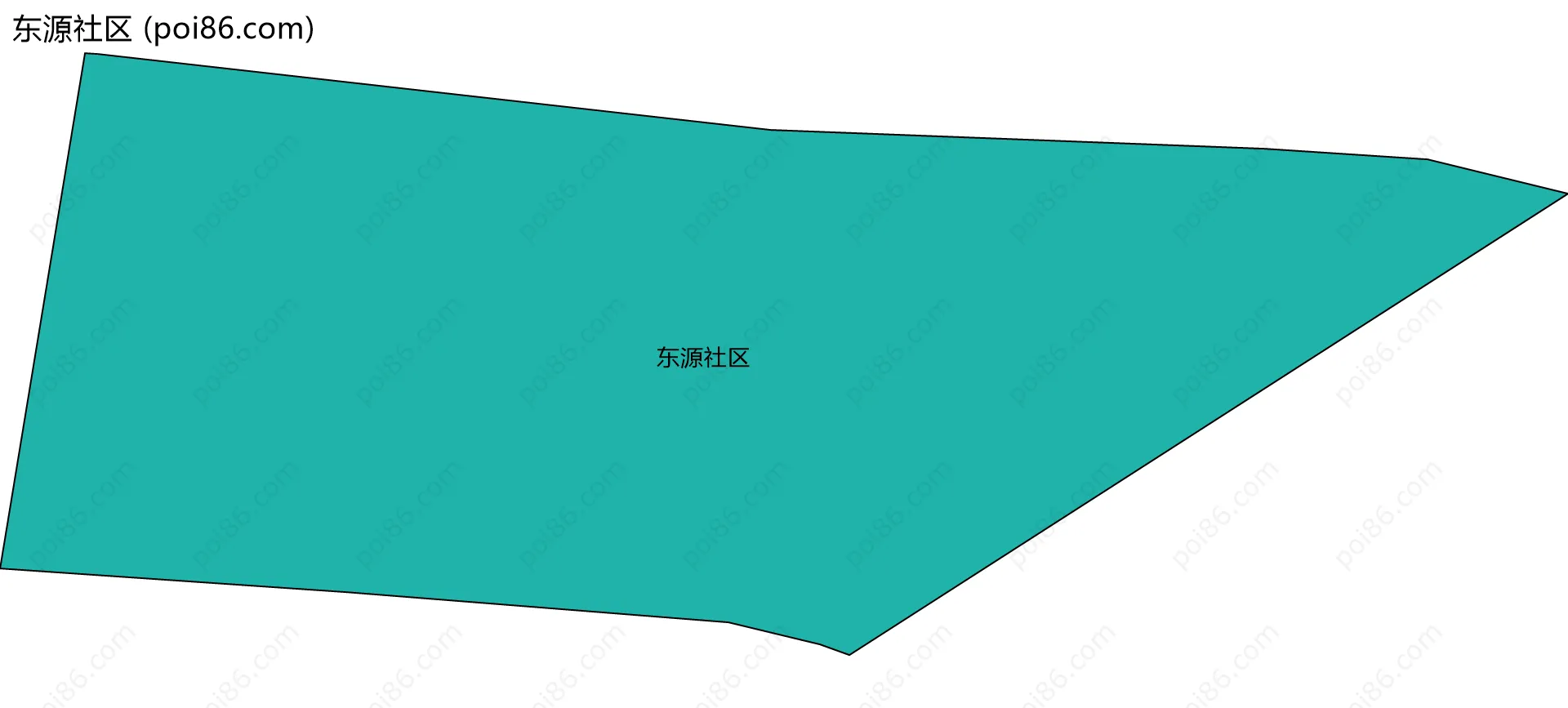 东源社区边界地图