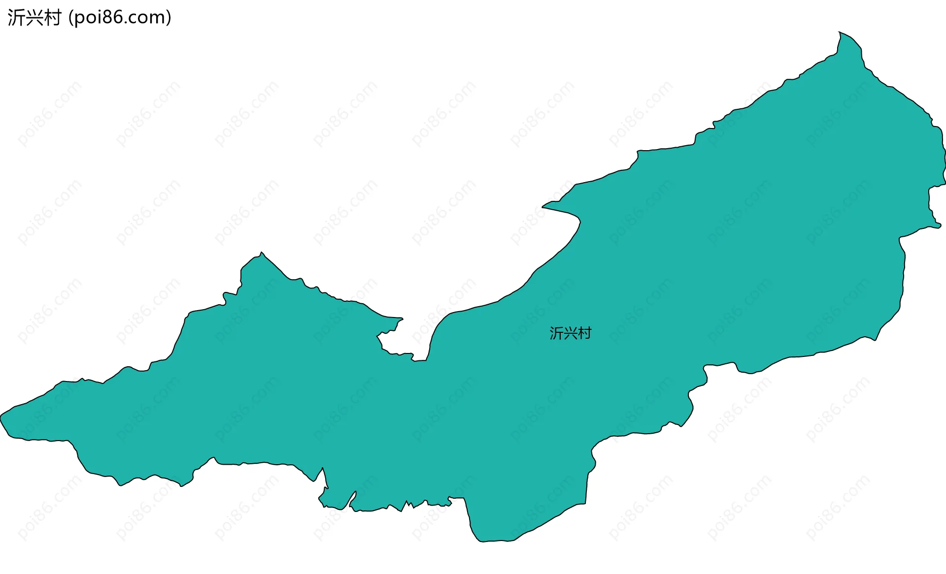 沂兴村边界地图