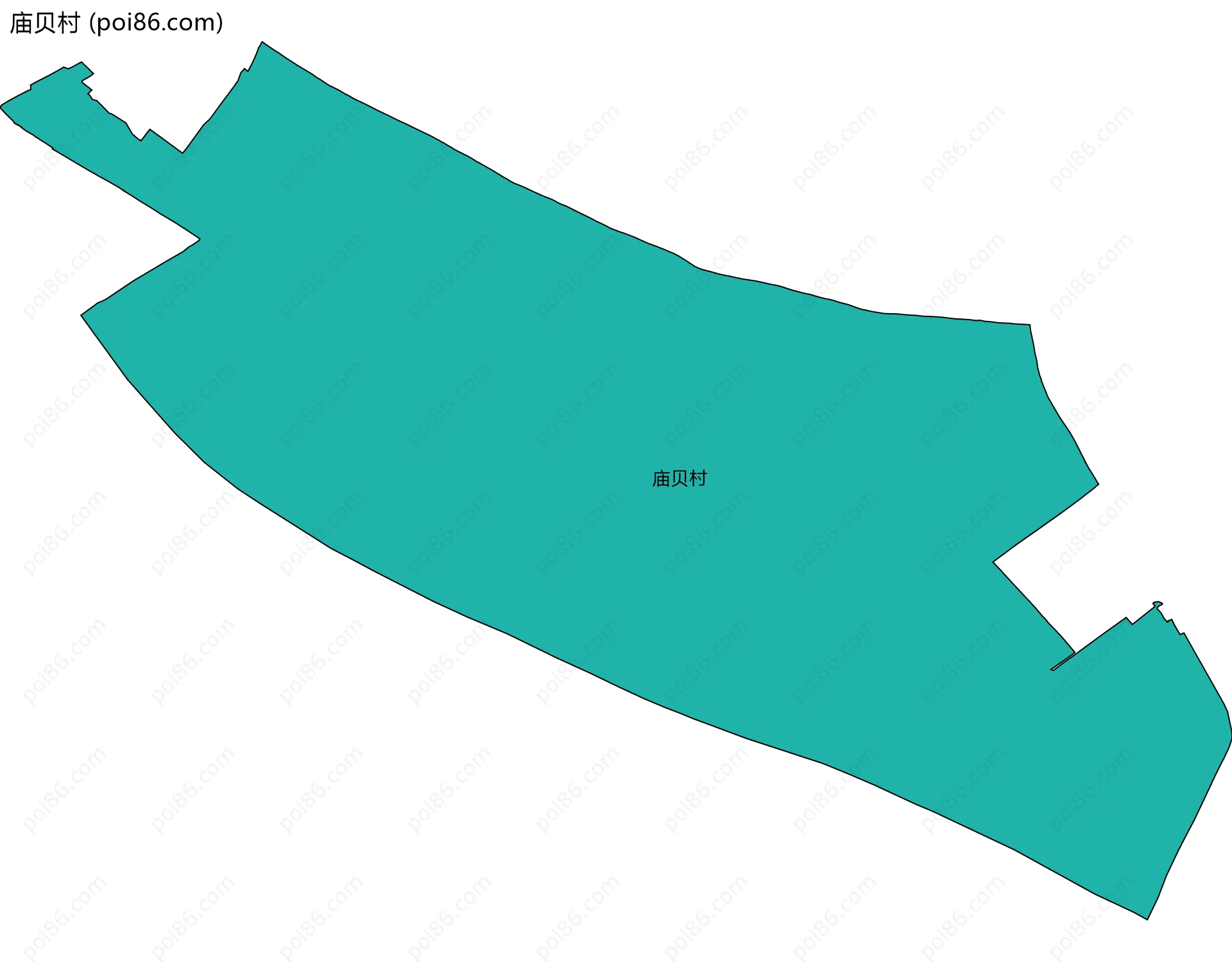 庙贝村边界地图