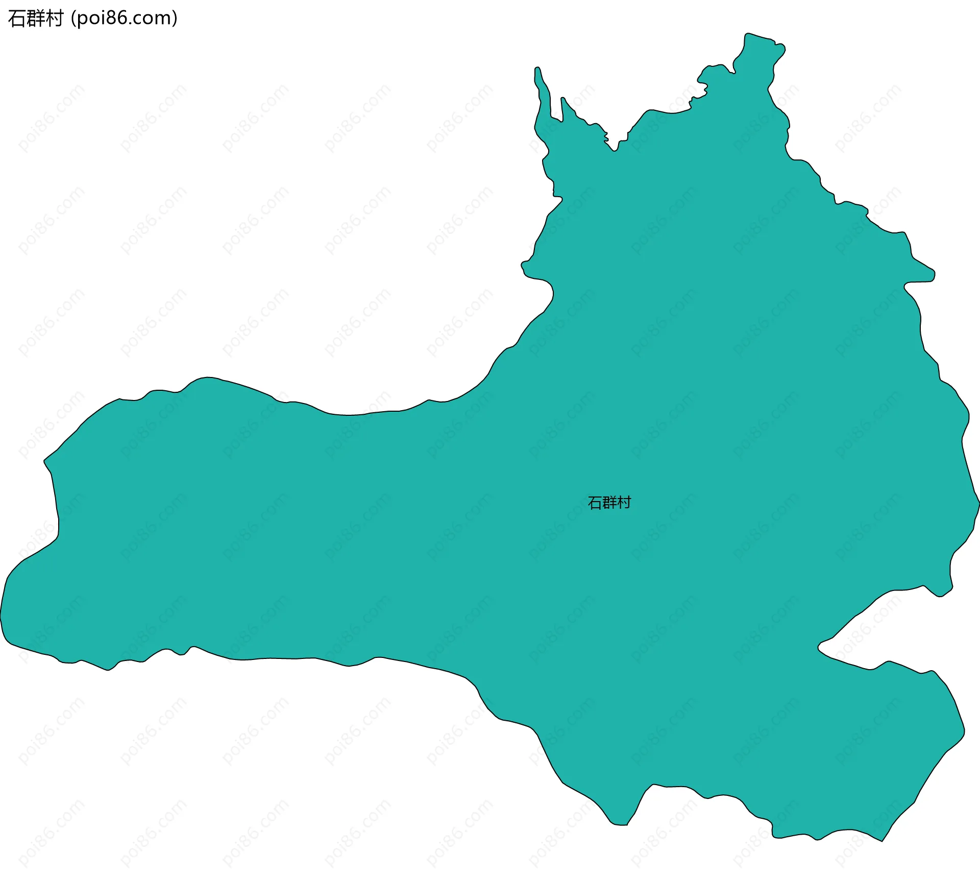 石群村边界地图