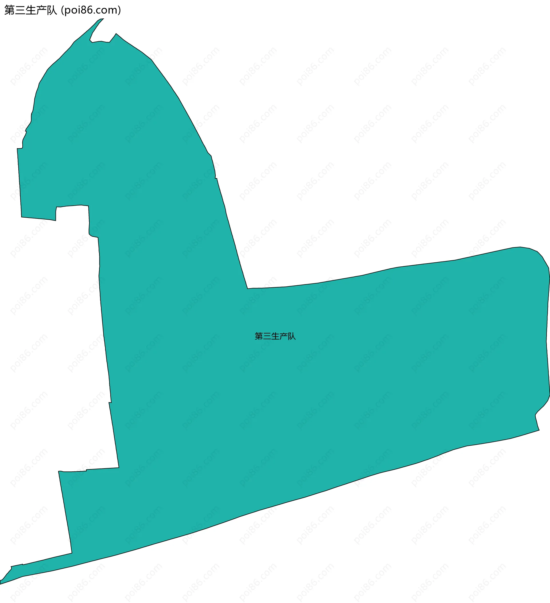 第三生产队边界地图