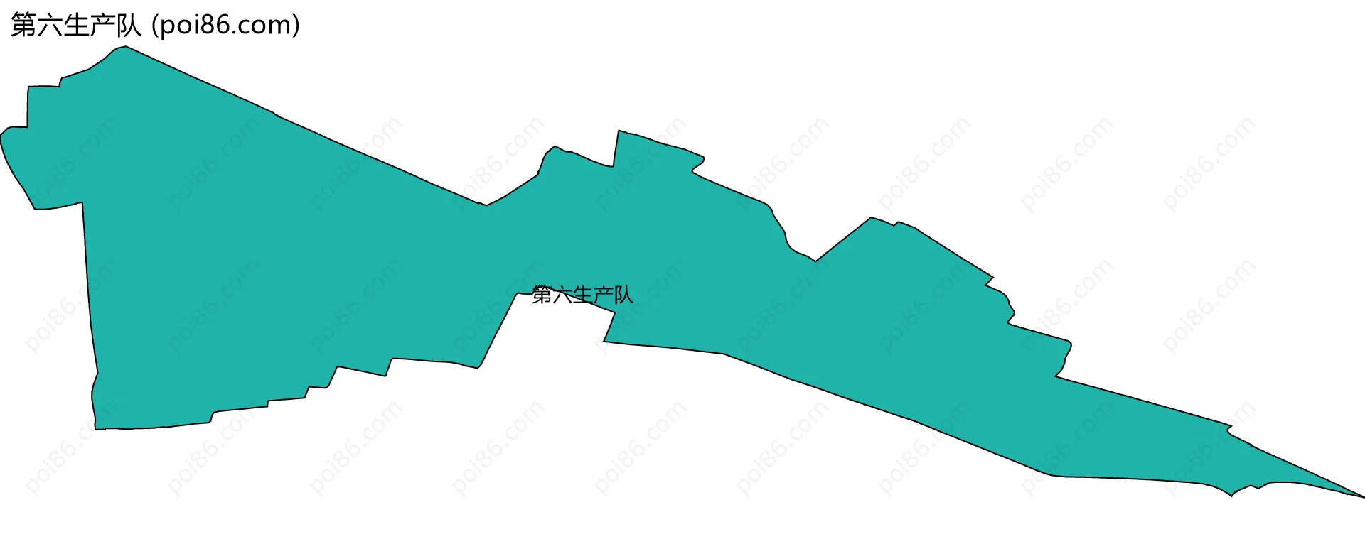 第六生产队边界地图