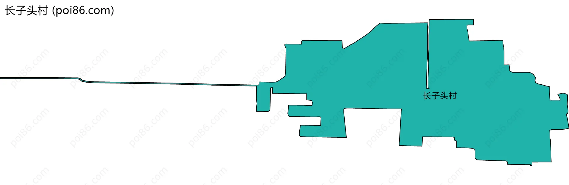 长子头村边界地图