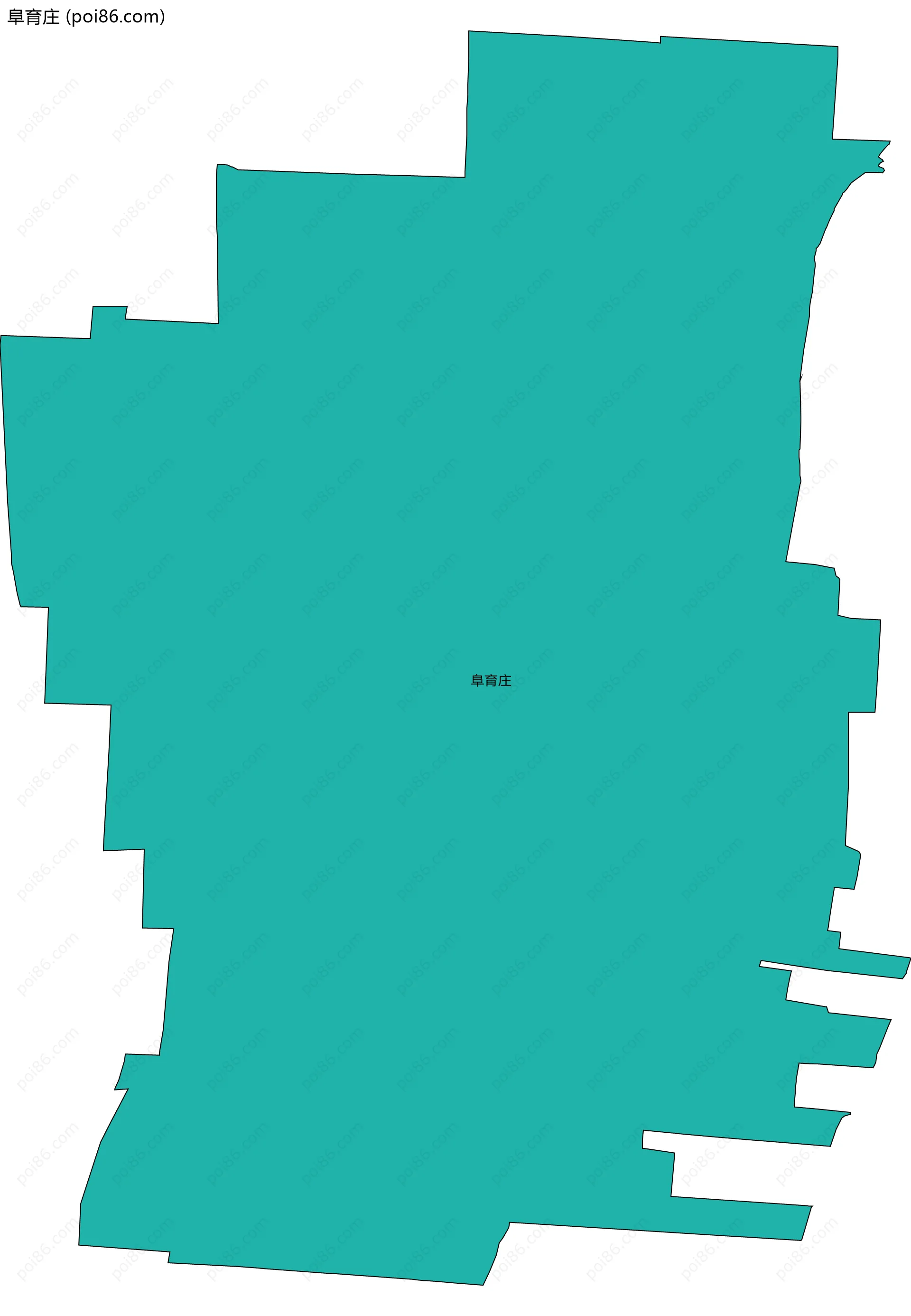 阜育庄边界地图