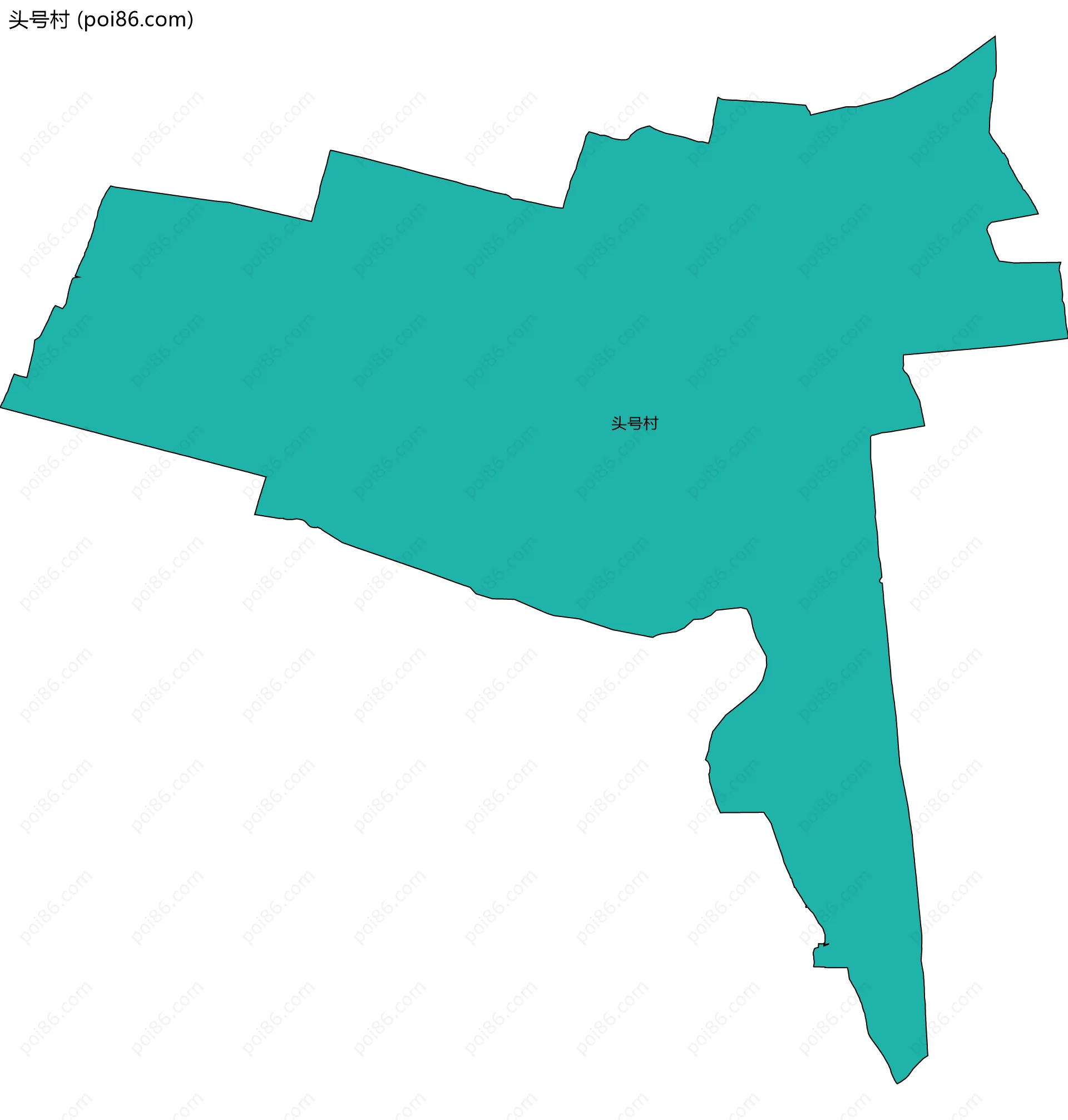 头号村边界地图