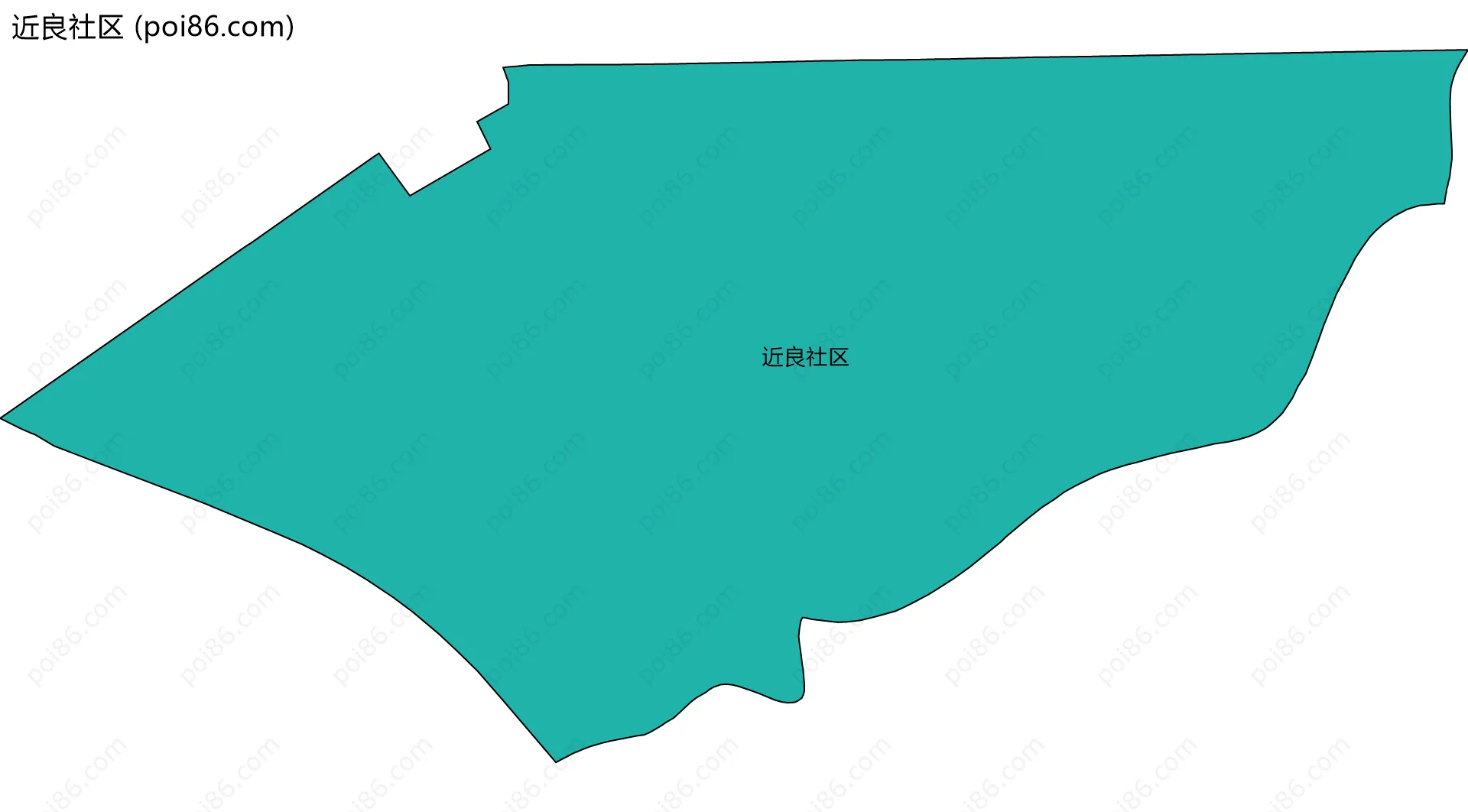 近良社区边界地图