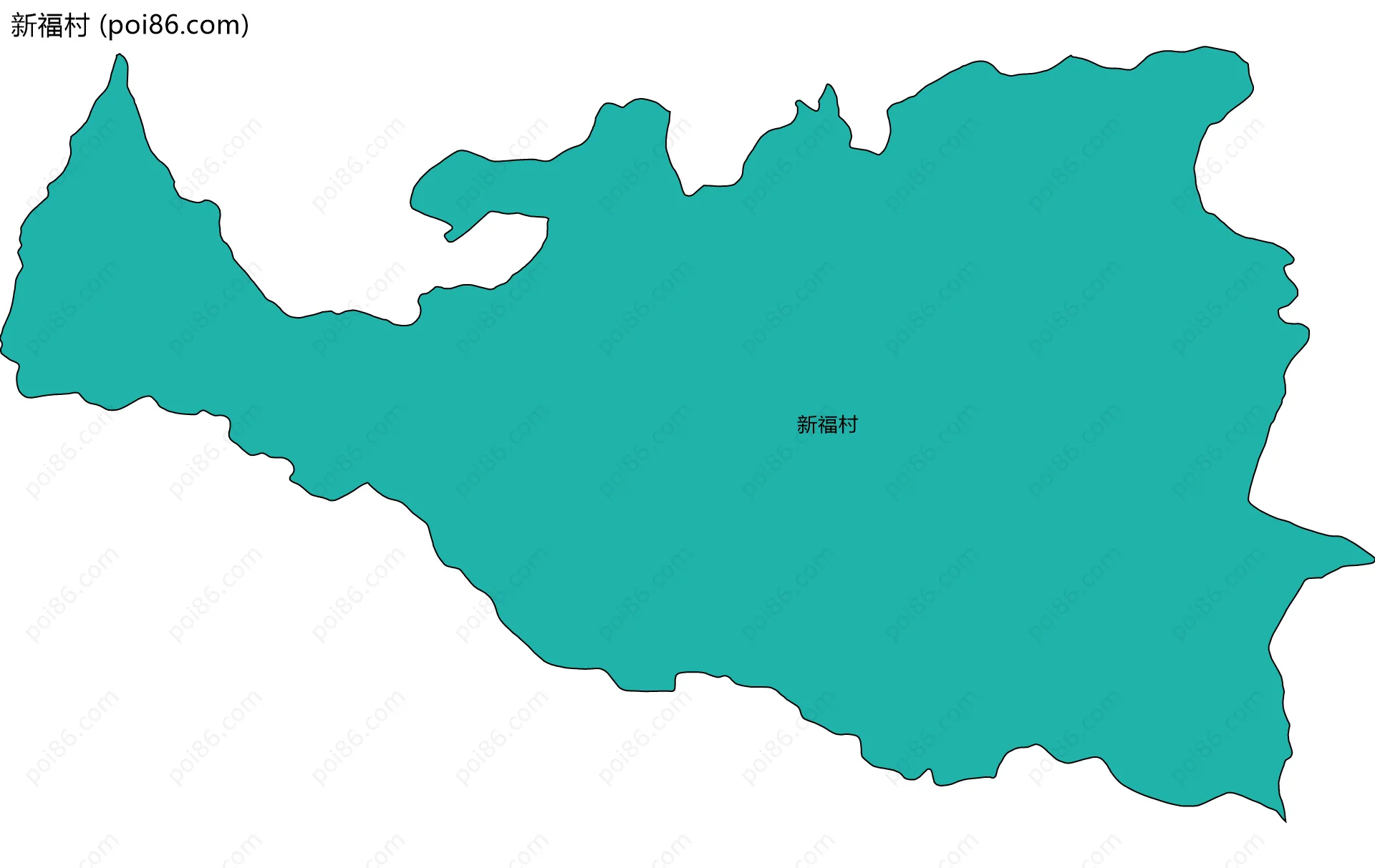 新福村边界地图