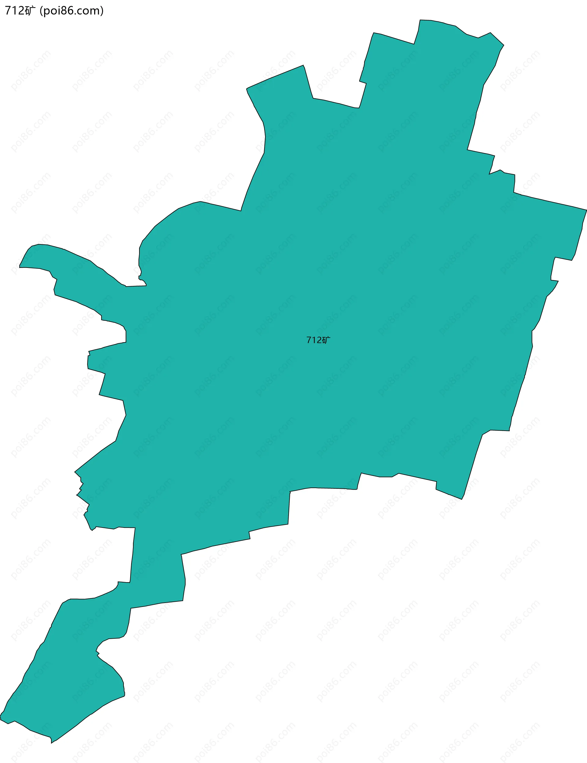 712矿边界地图