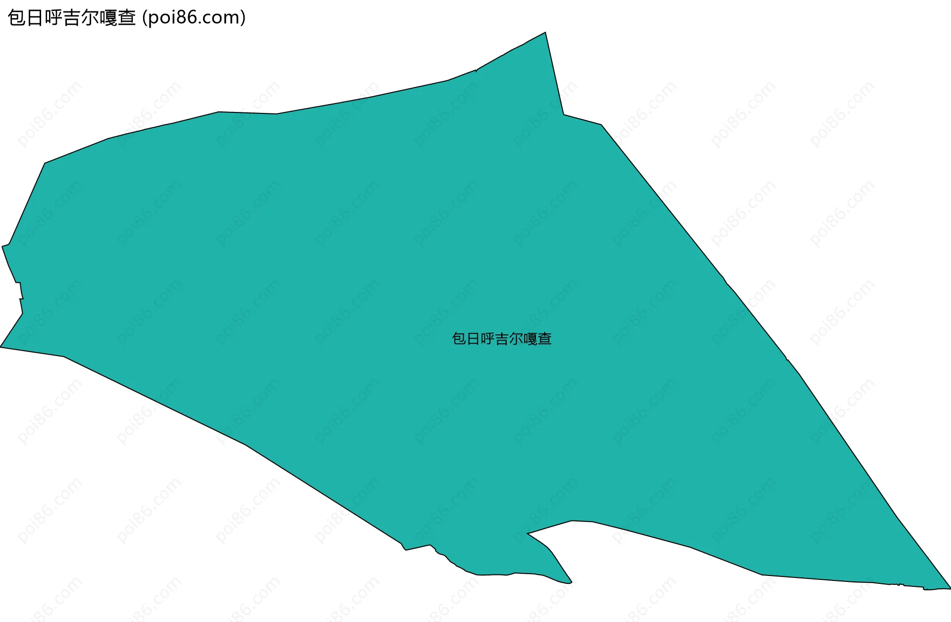 包日呼吉尔嘎查边界地图