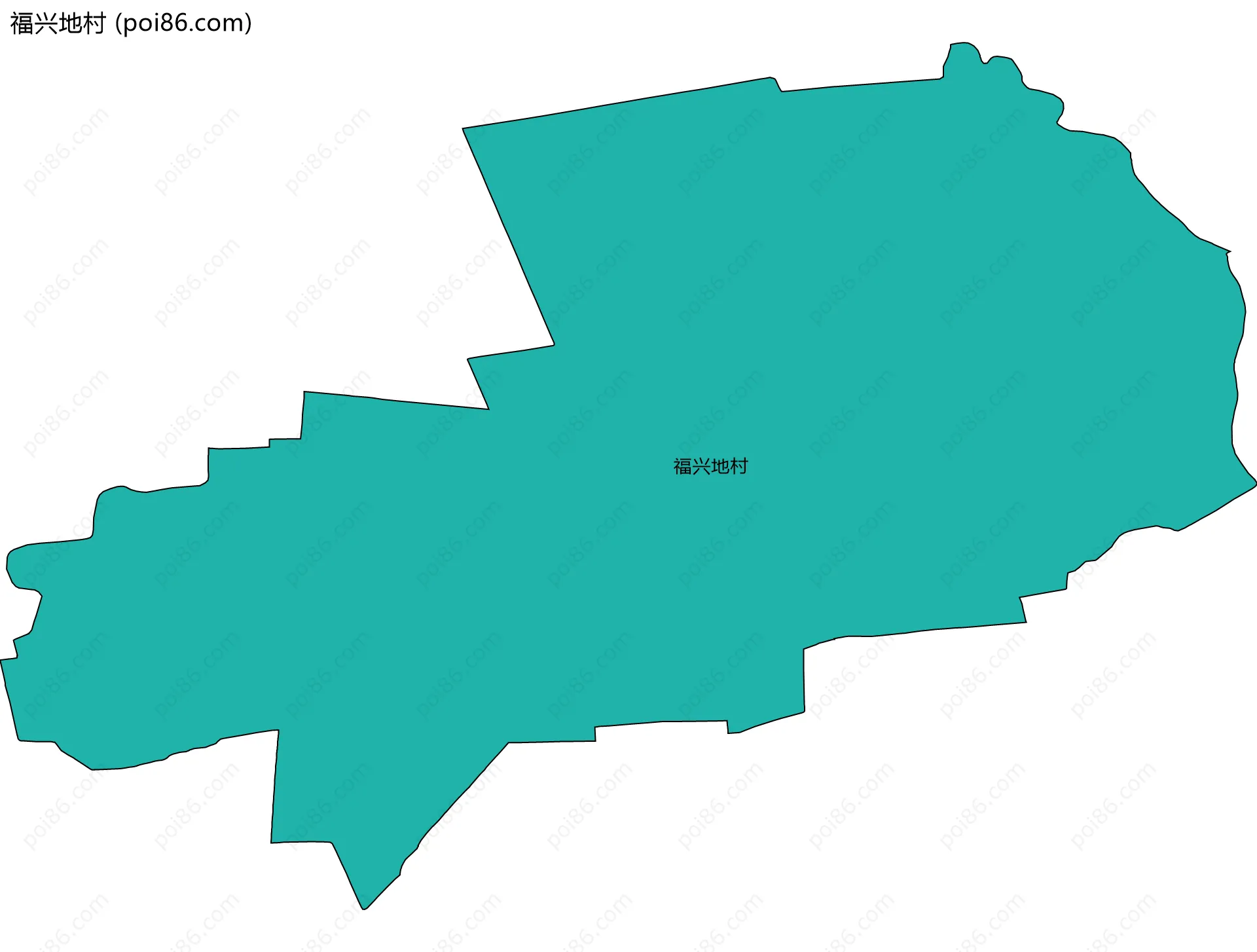 福兴地村边界地图