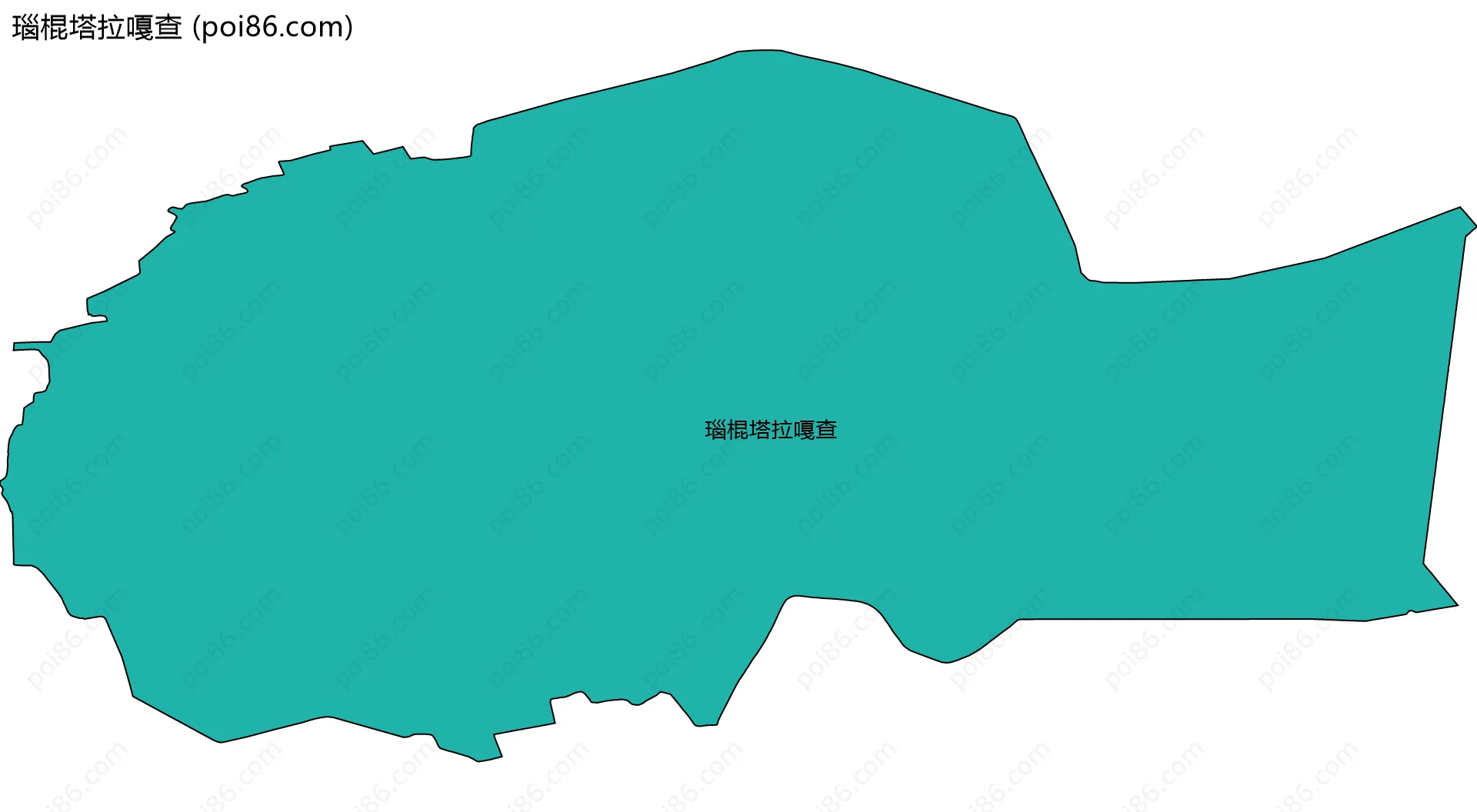 瑙棍塔拉嘎查边界地图