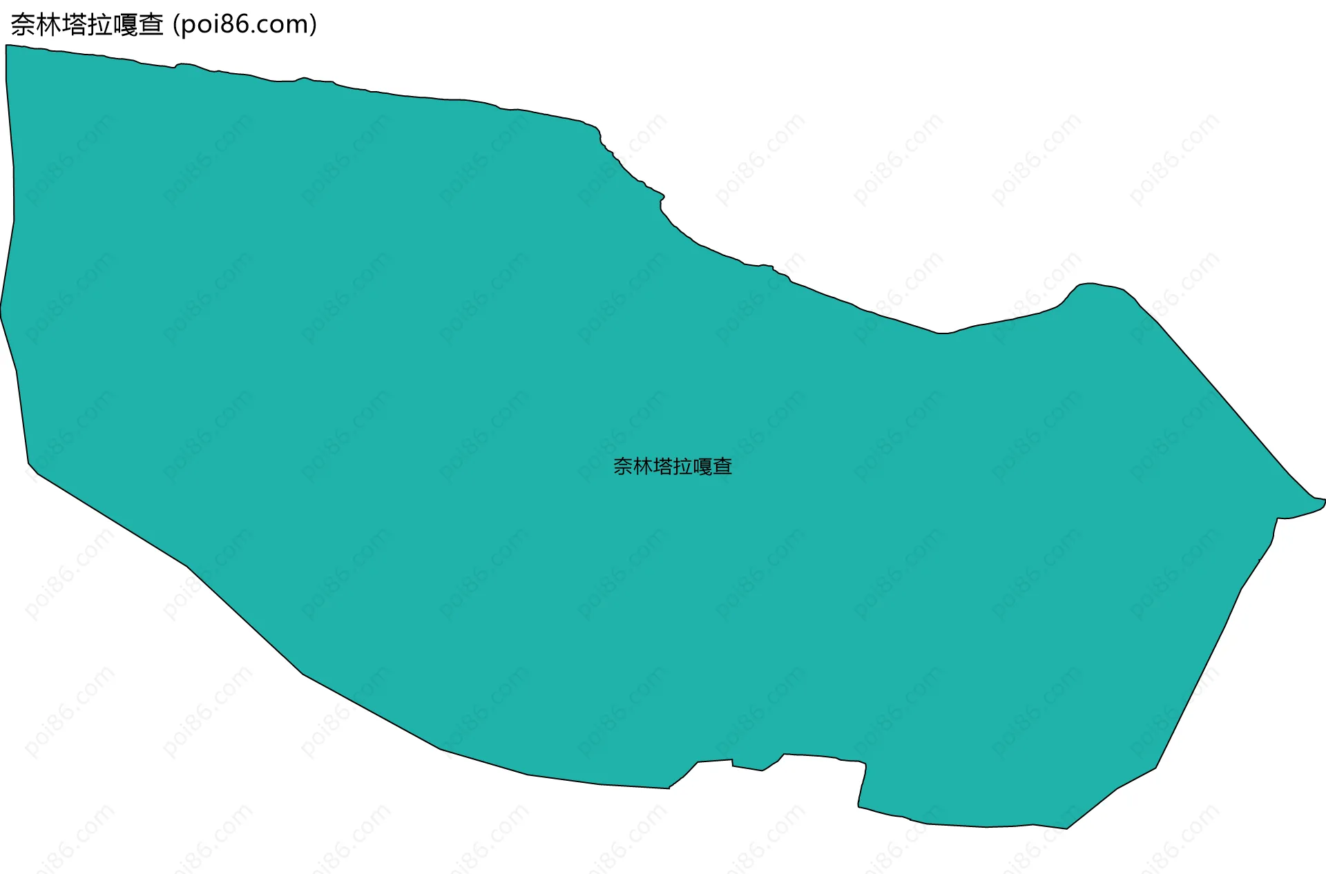 奈林塔拉嘎查边界地图