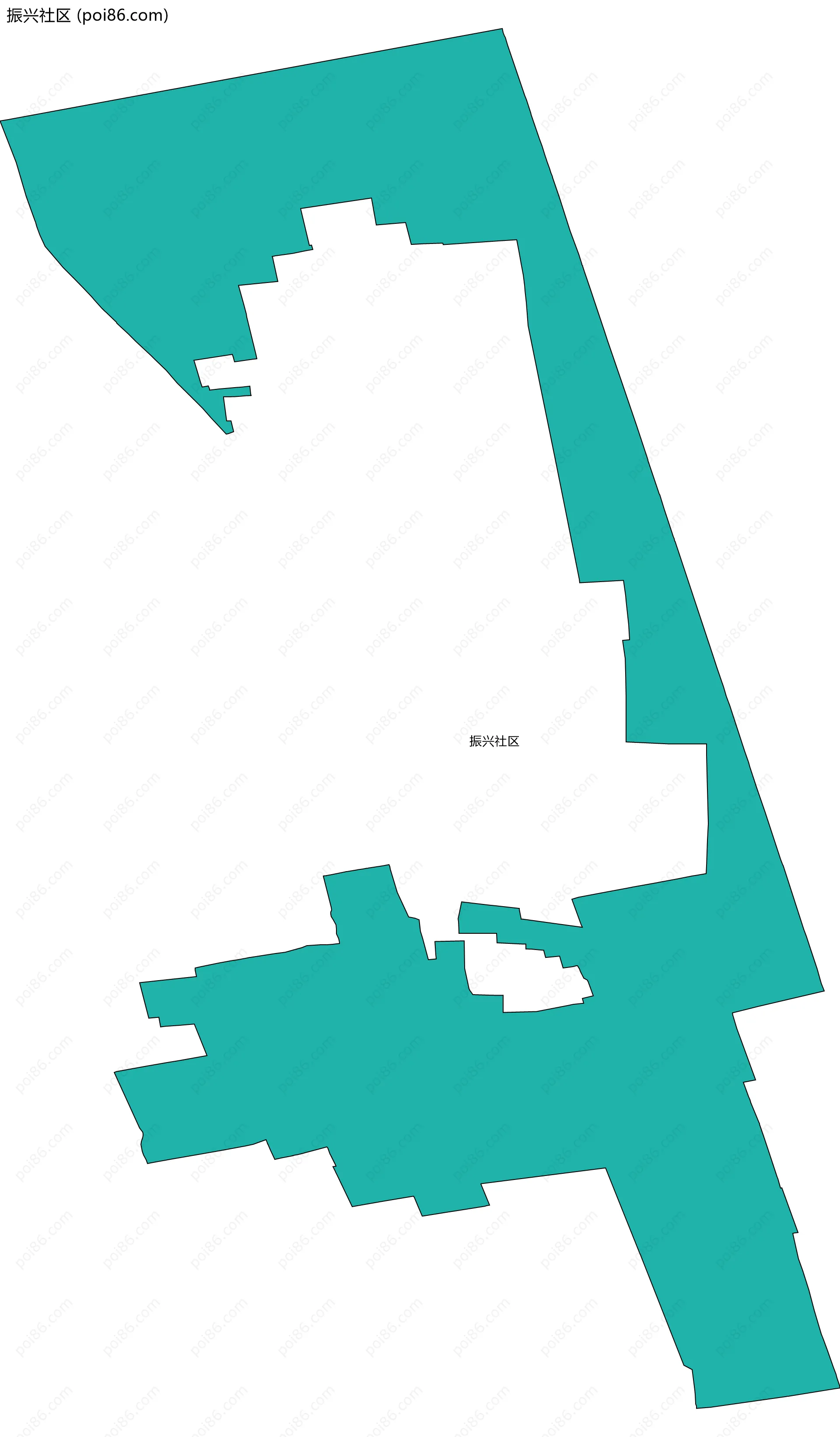 振兴社区边界地图