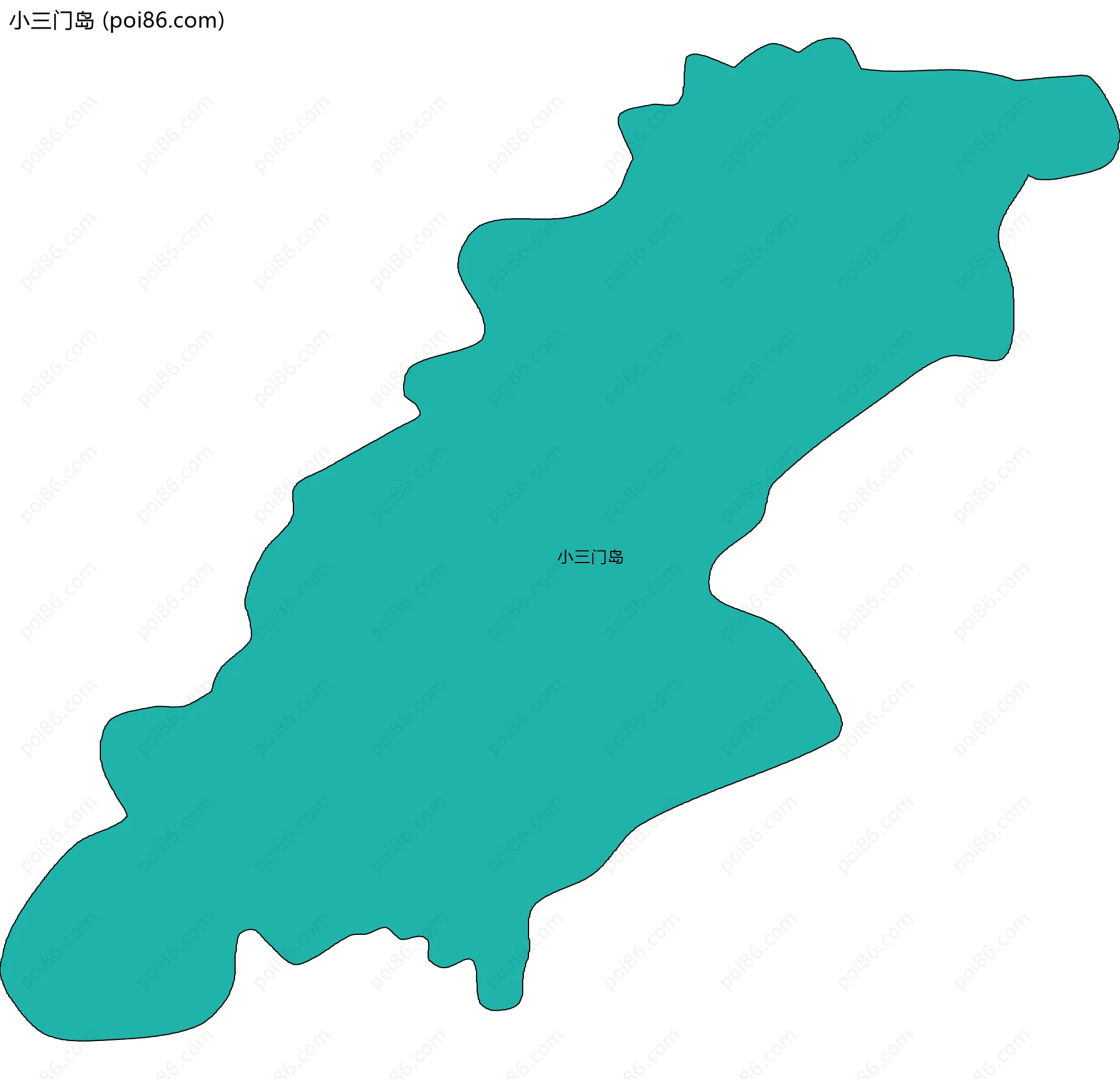 小三门岛边界地图