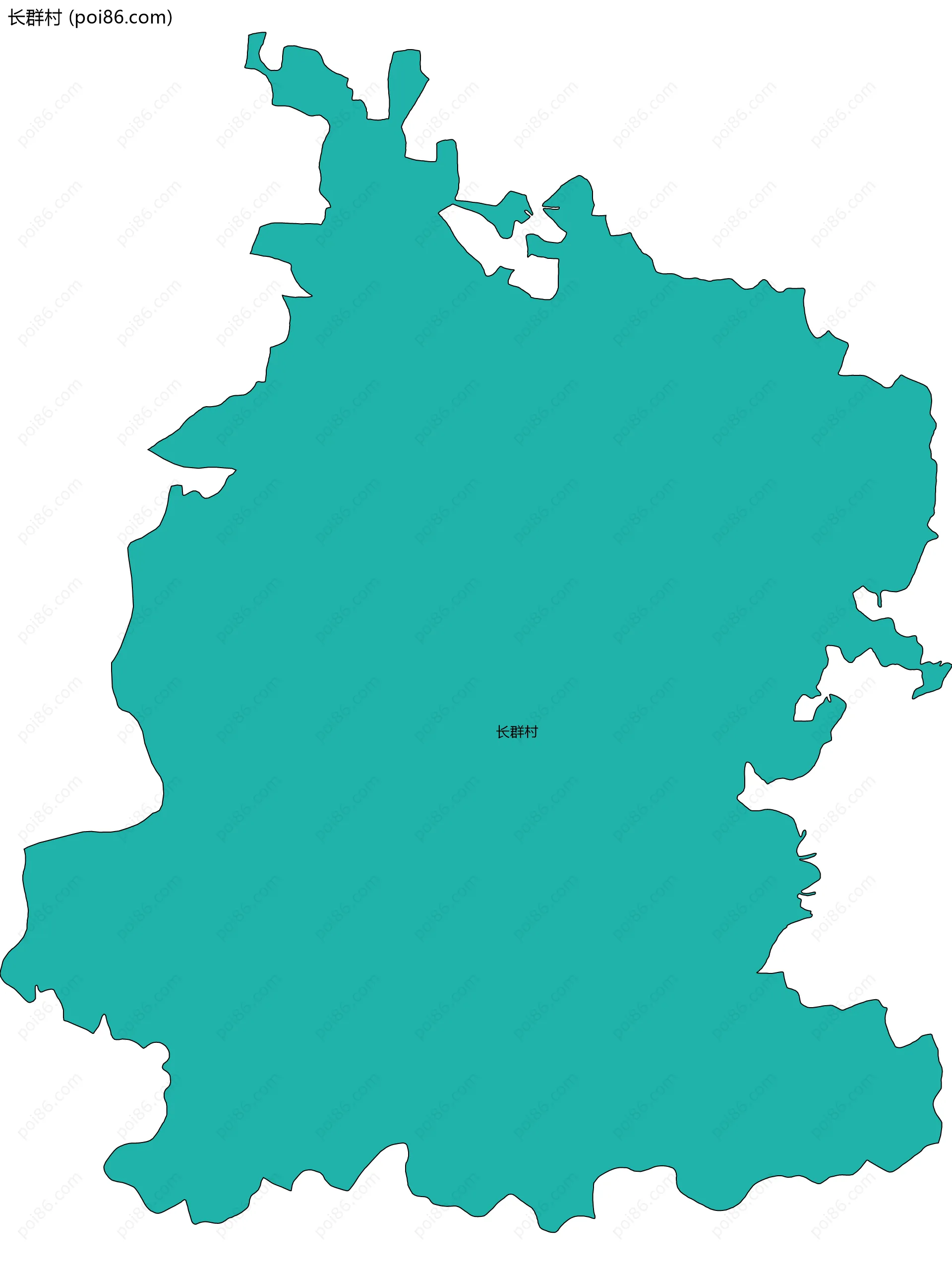 长群村边界地图