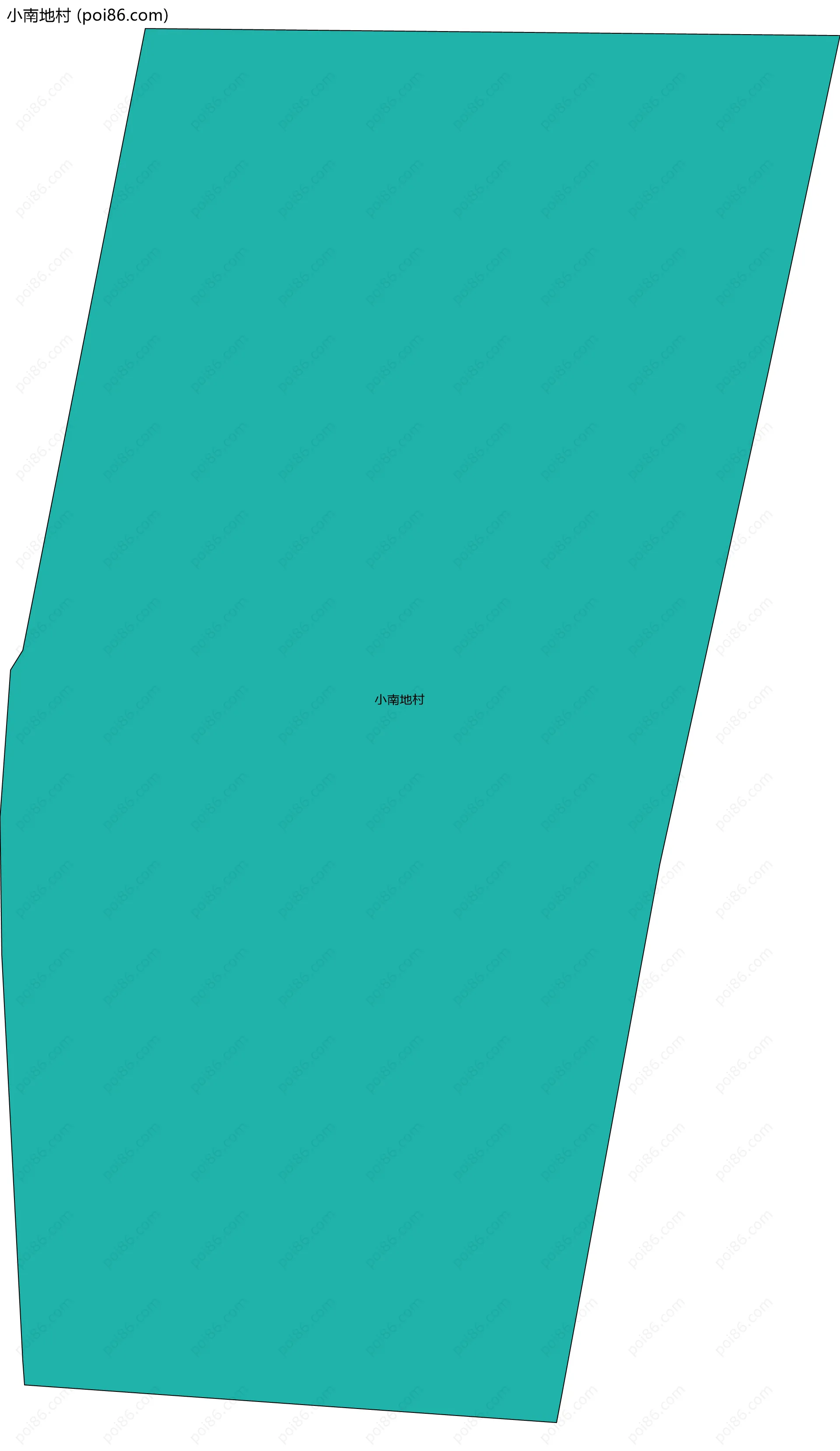 小南地村边界地图