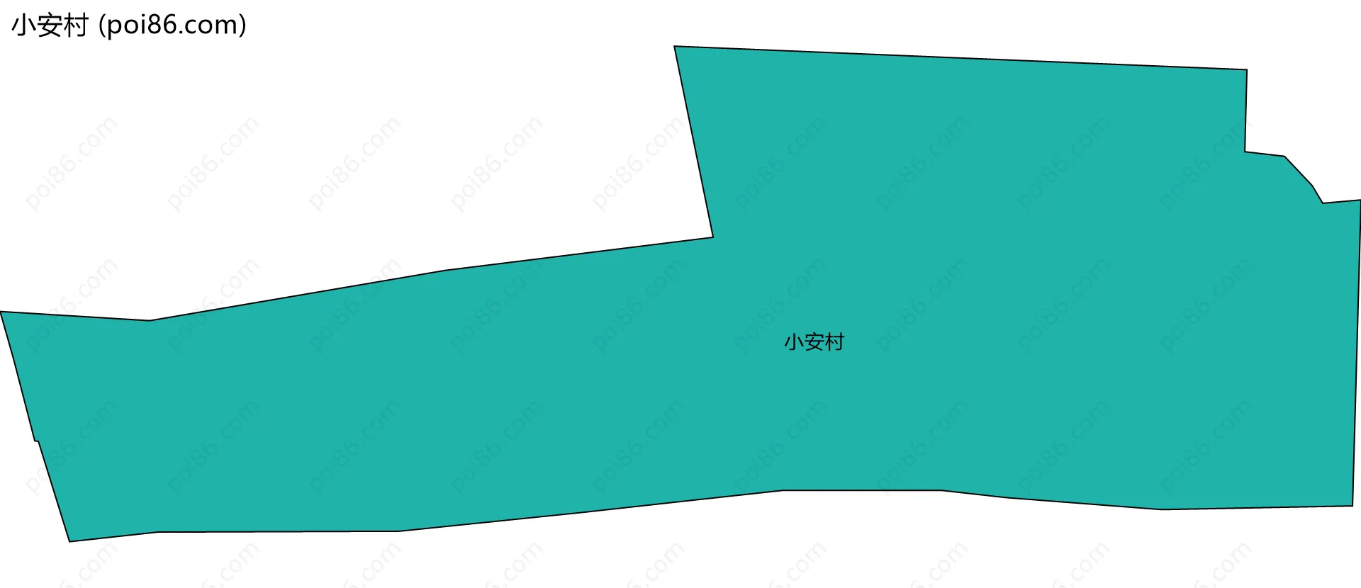小安村边界地图
