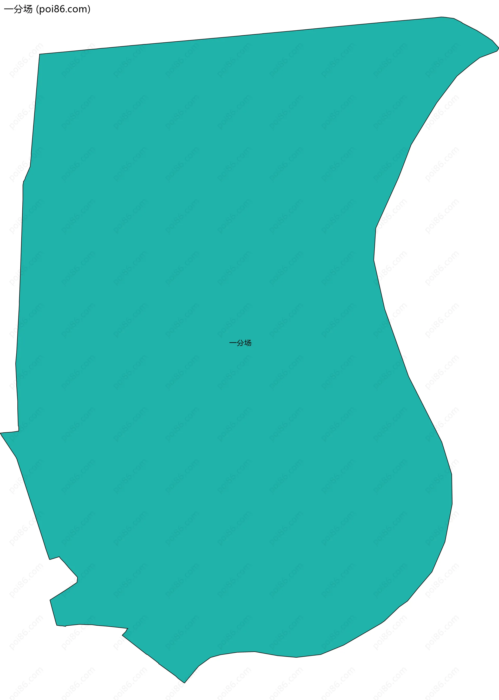 一分场边界地图