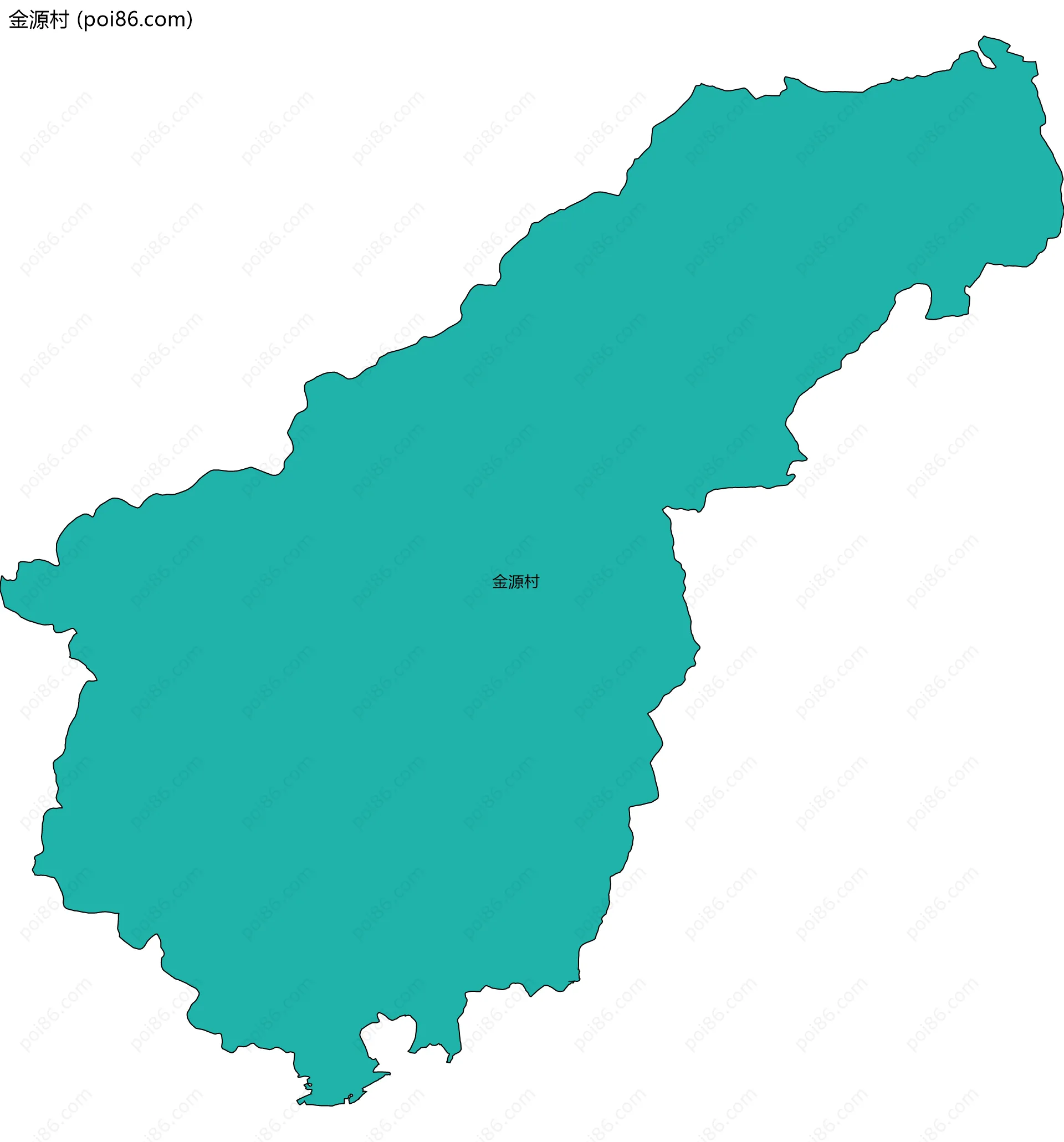 金源村边界地图