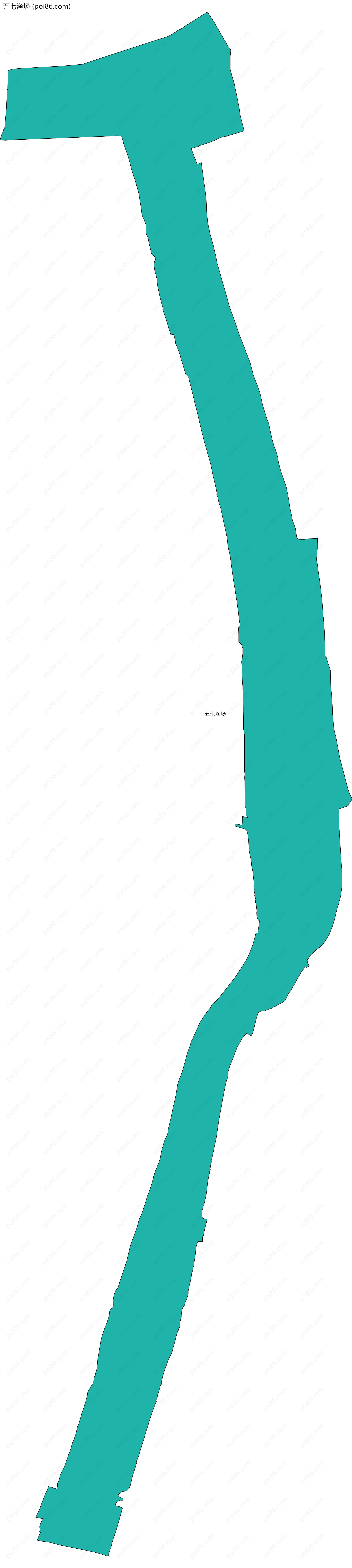 五七渔场边界地图