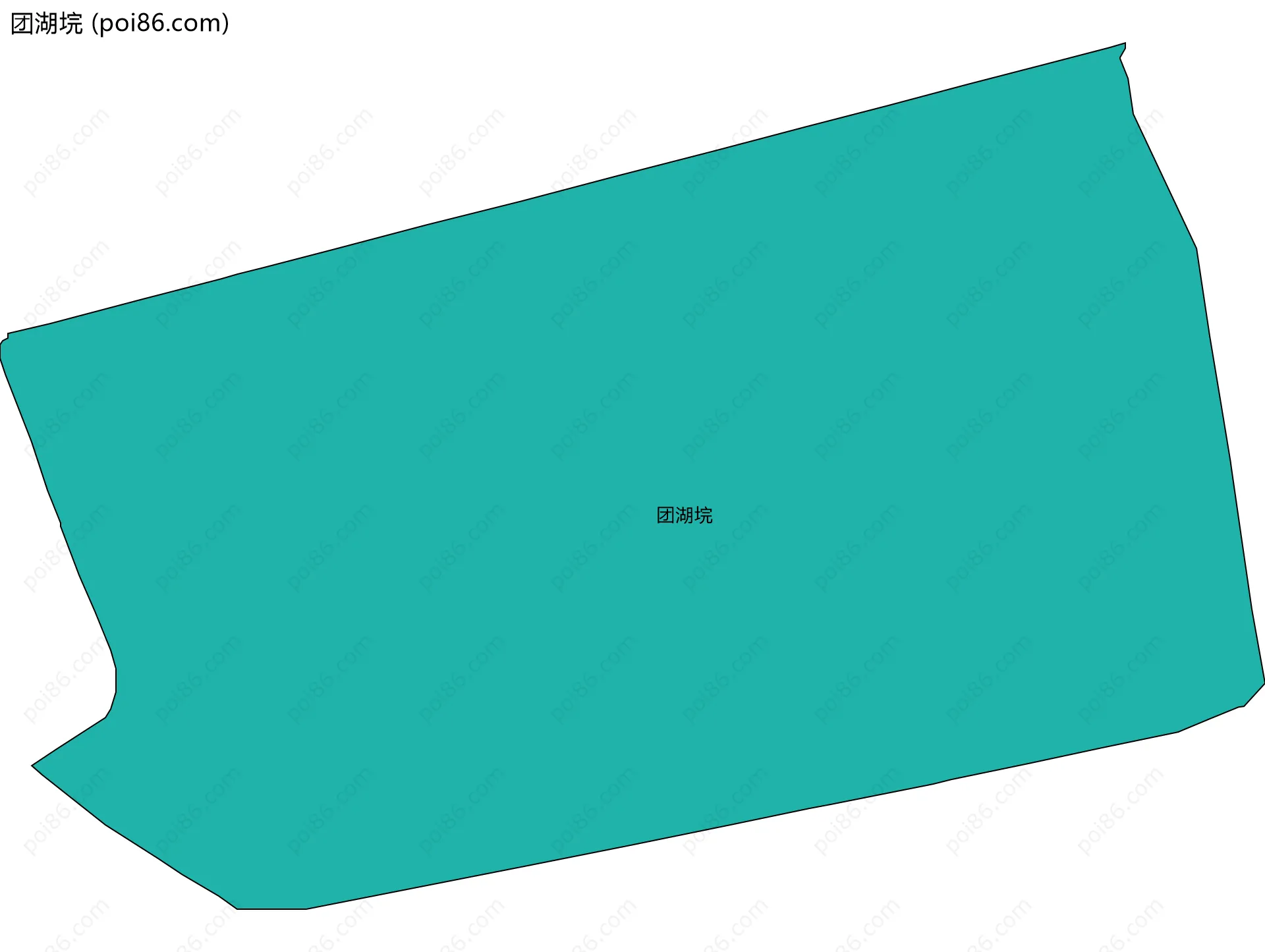 团湖垸边界地图