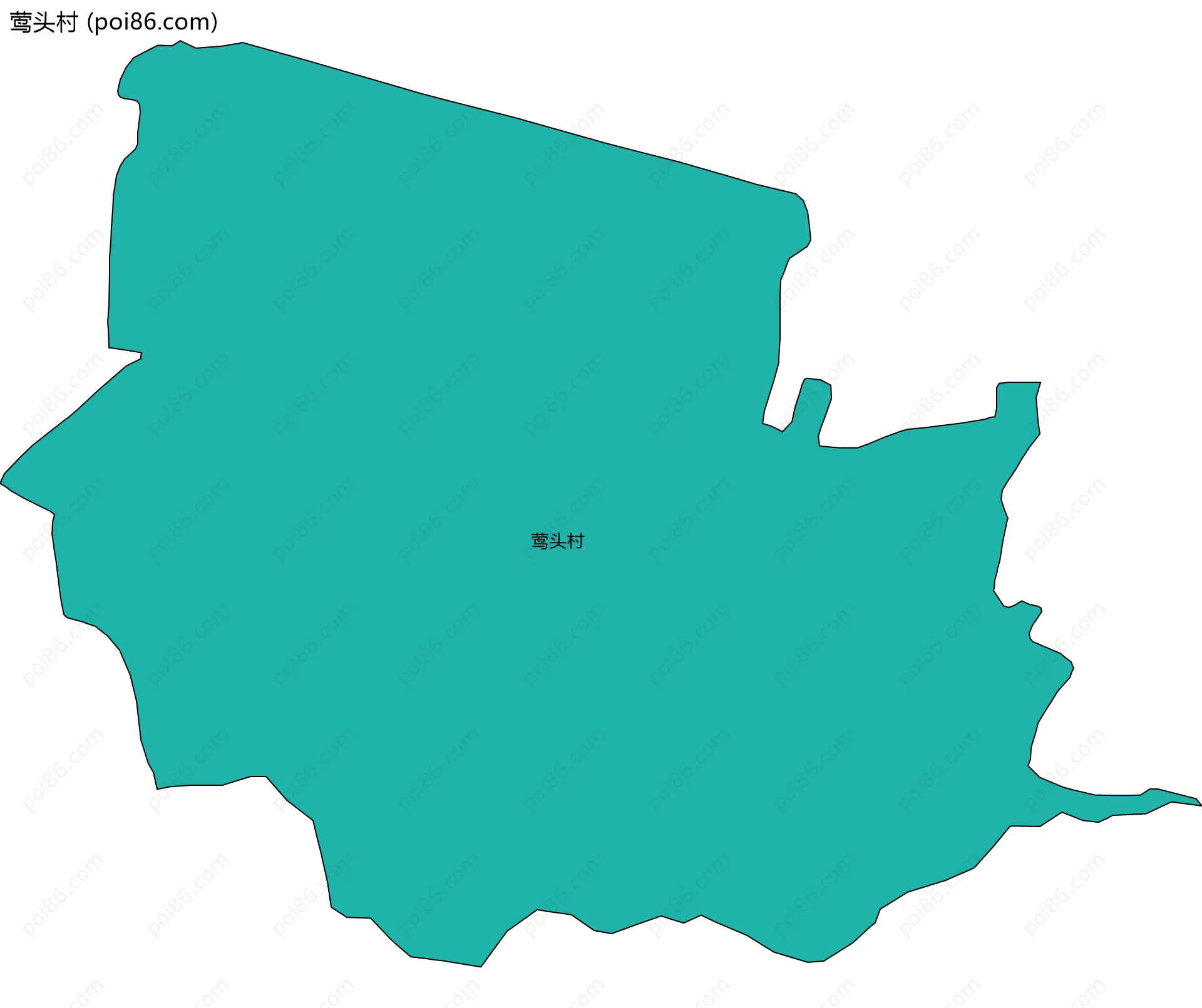 莺头村边界地图