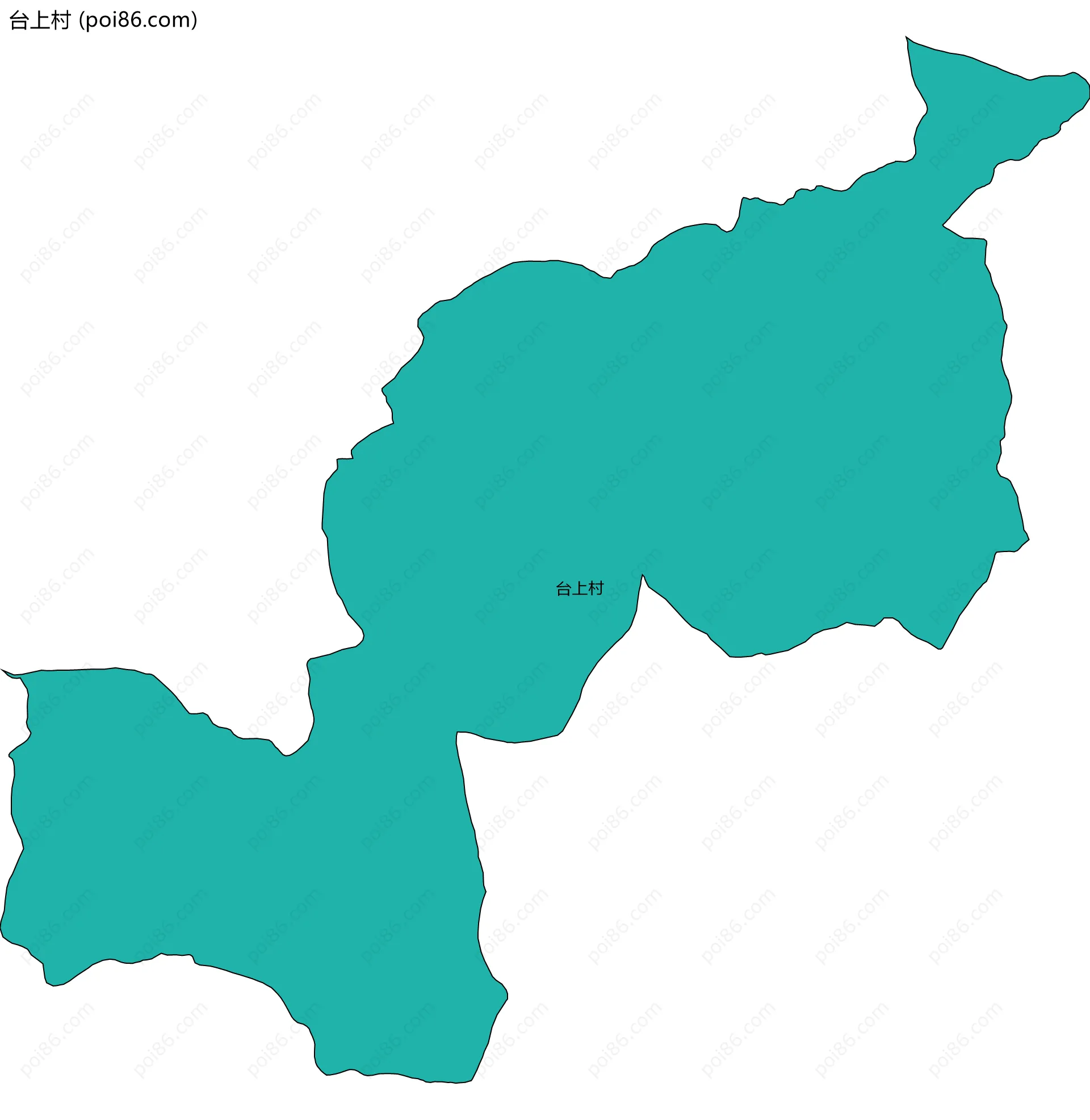台上村边界地图