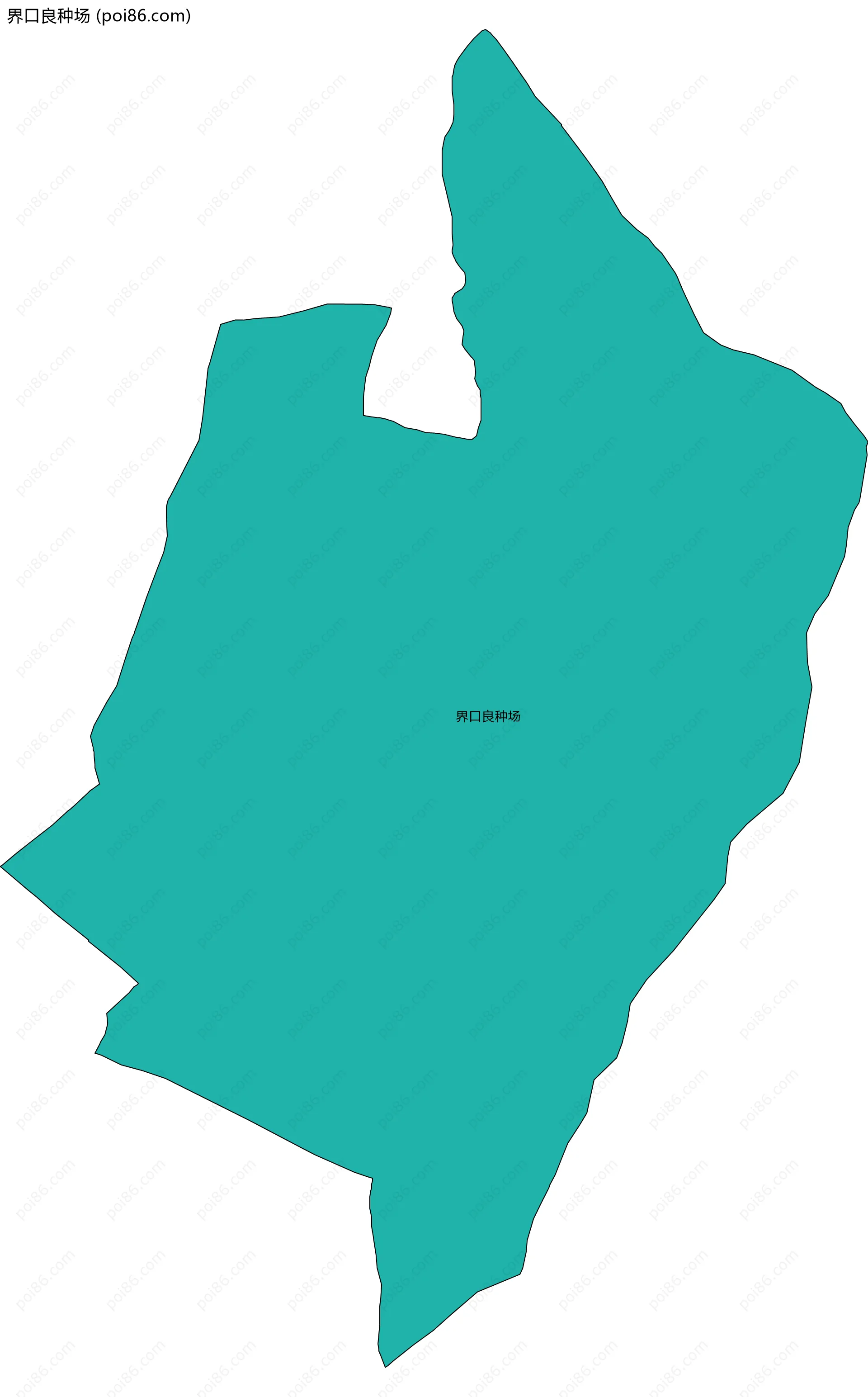 界口良种场边界地图