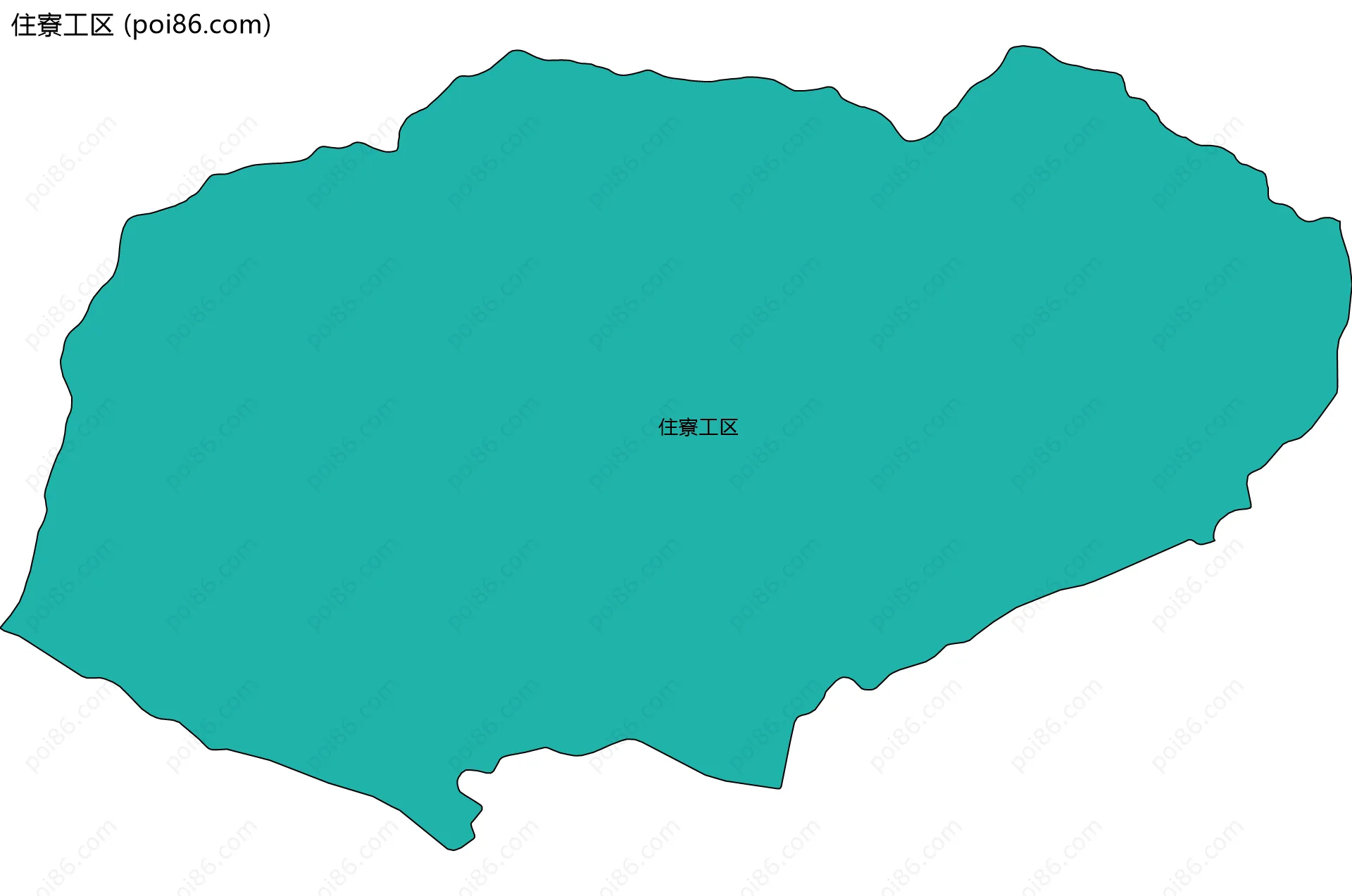 住寮工区边界地图