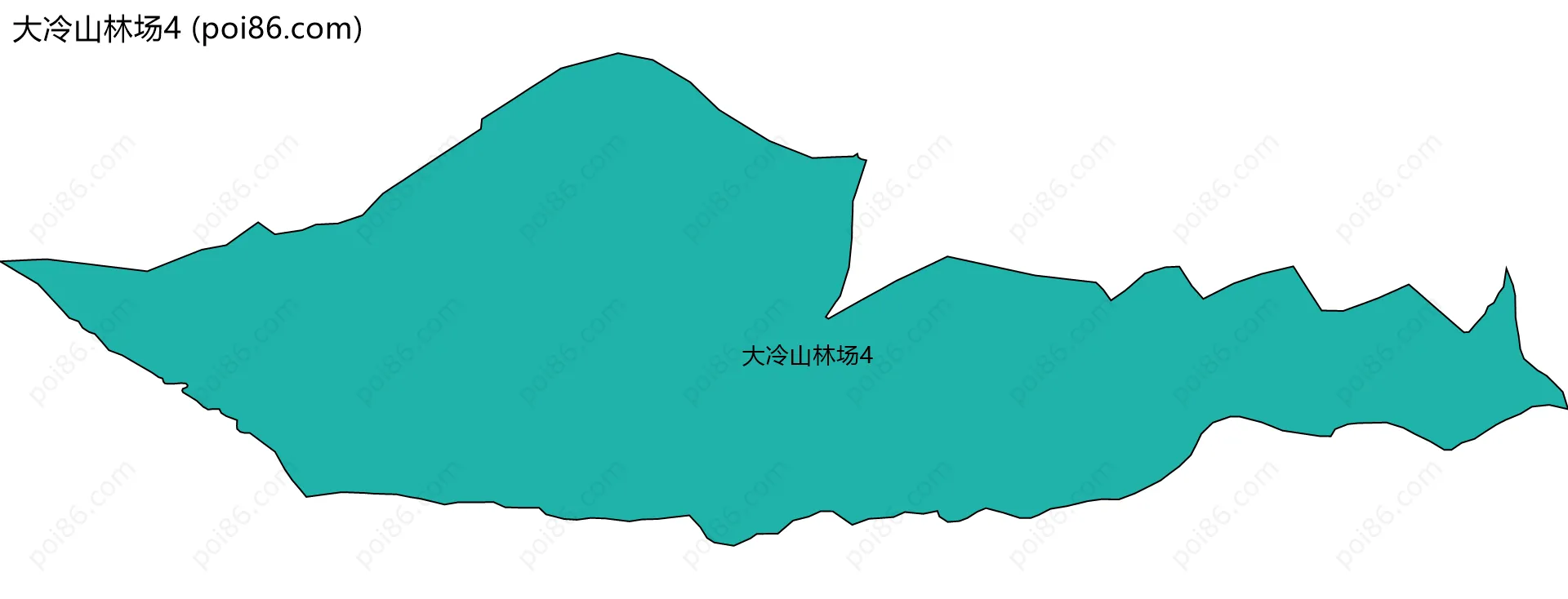 大冷山林场4边界地图
