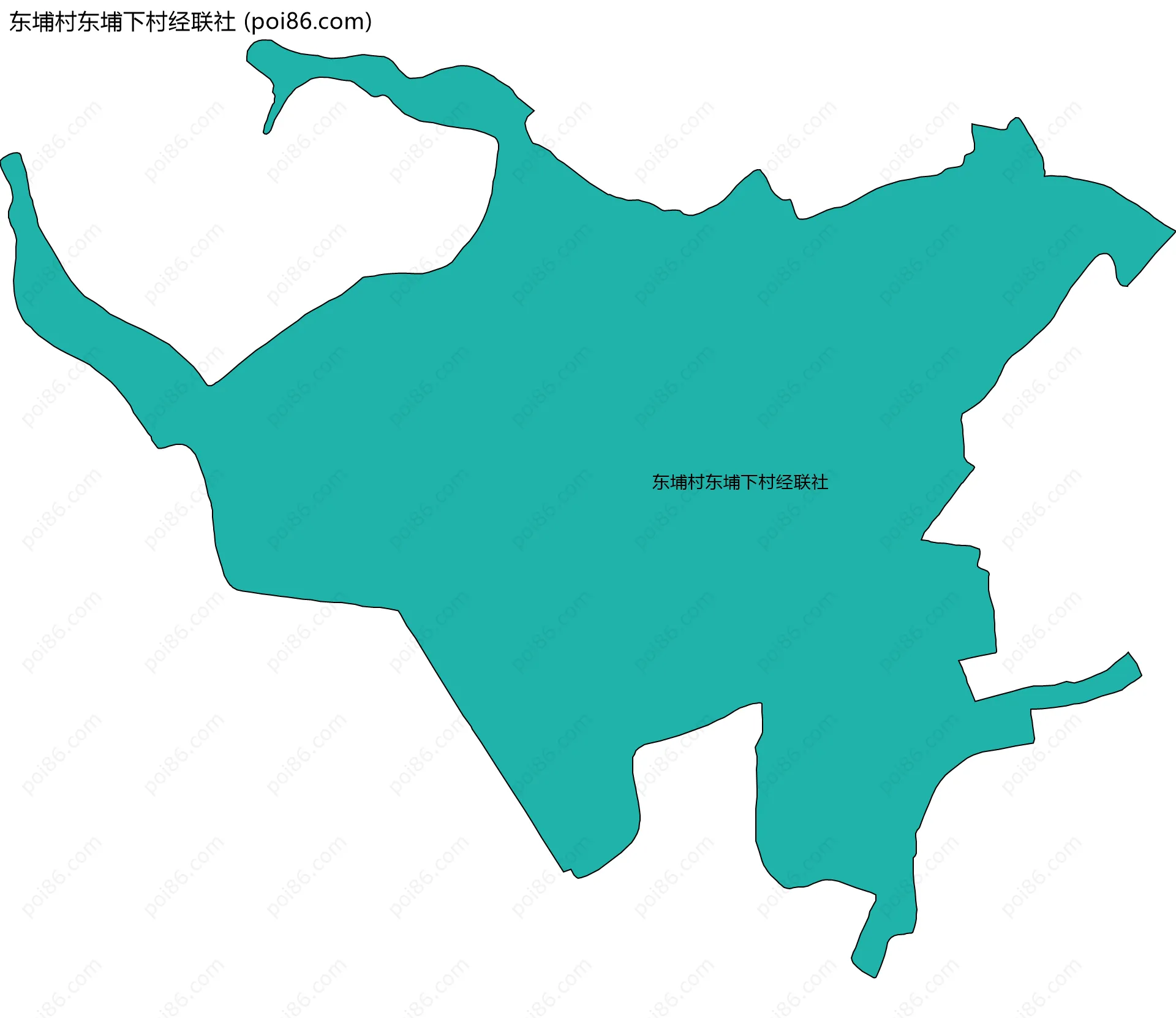 东埔村东埔下村经联社边界地图