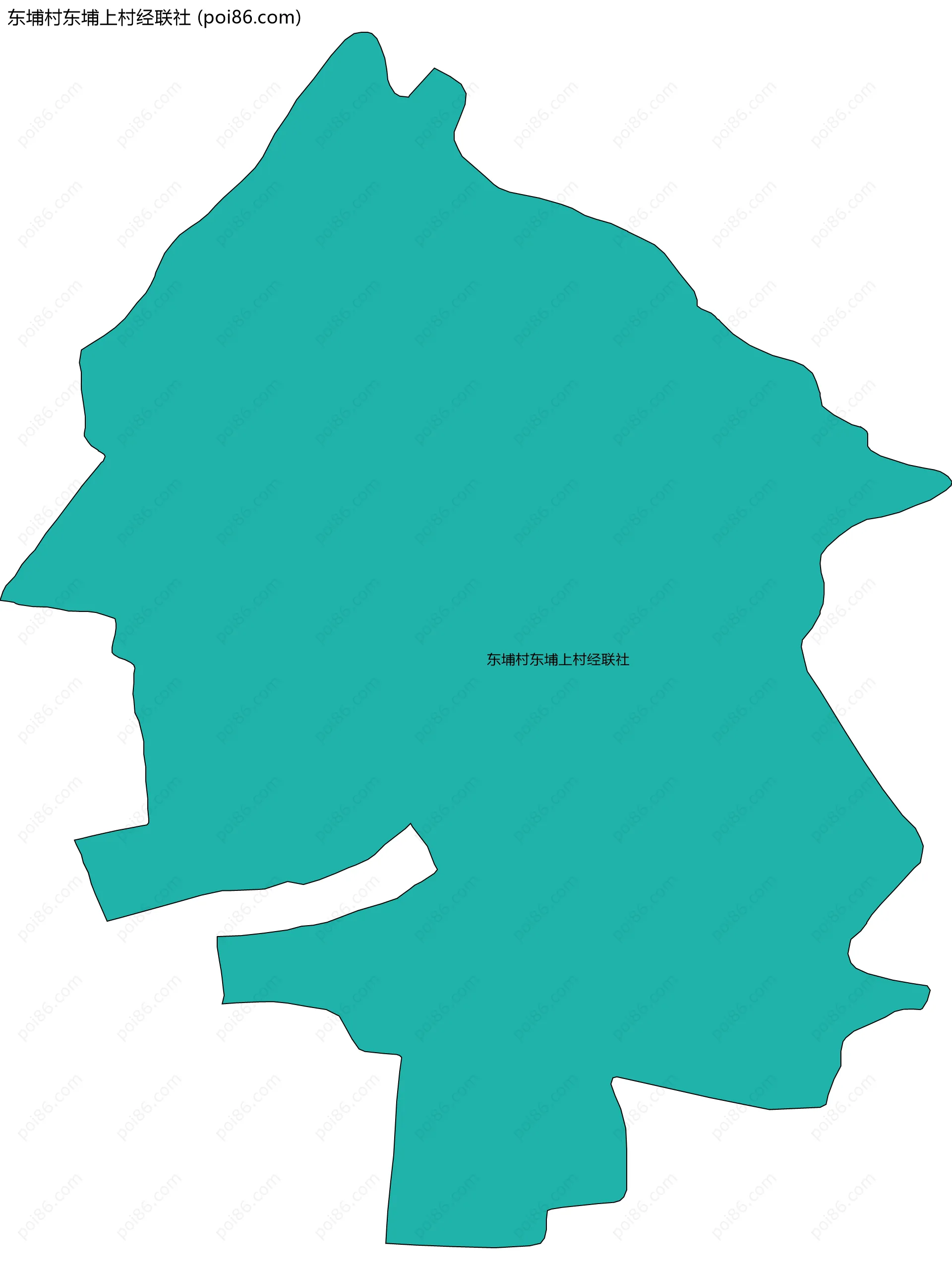 东埔村东埔上村经联社边界地图
