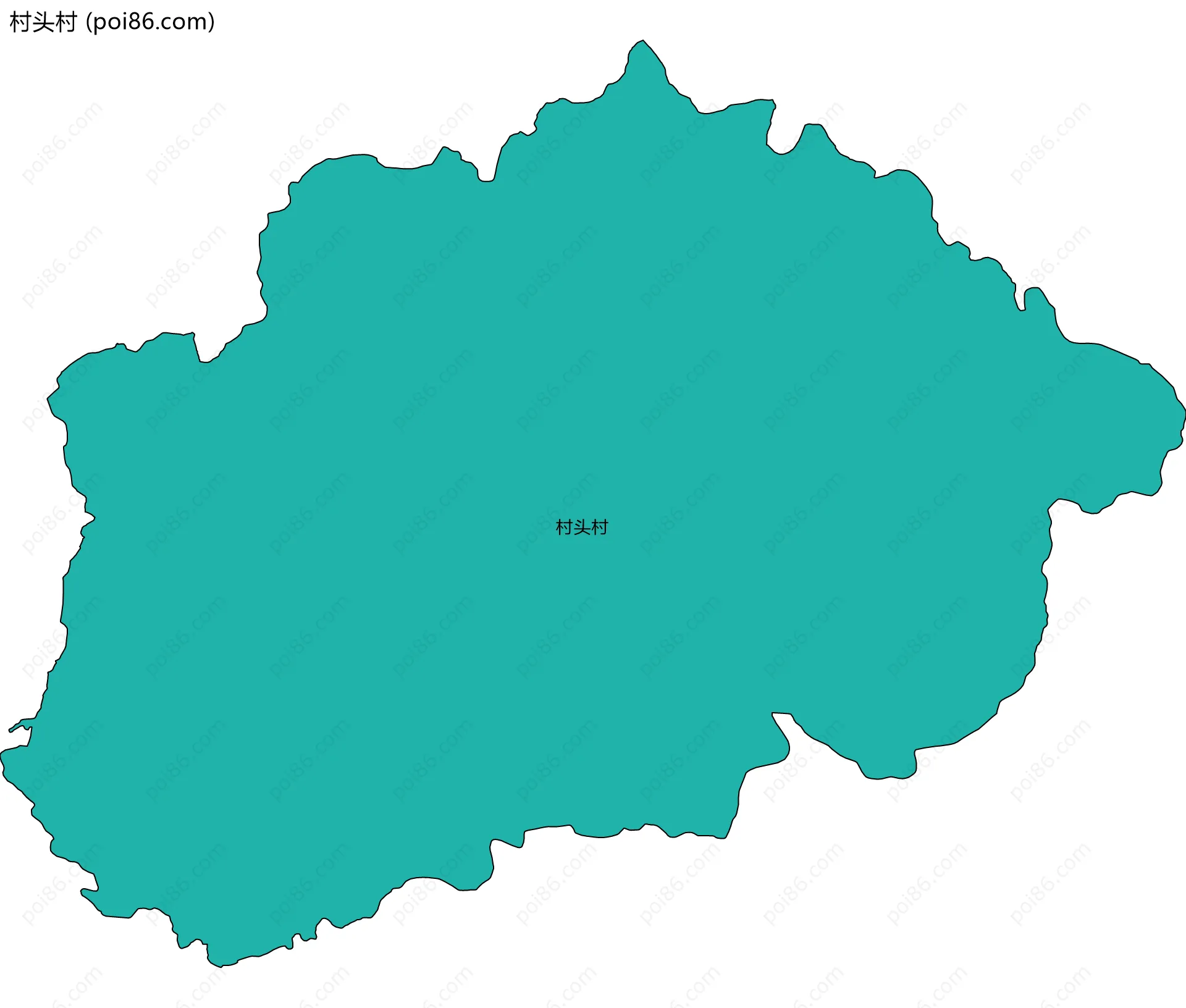 村头村边界地图