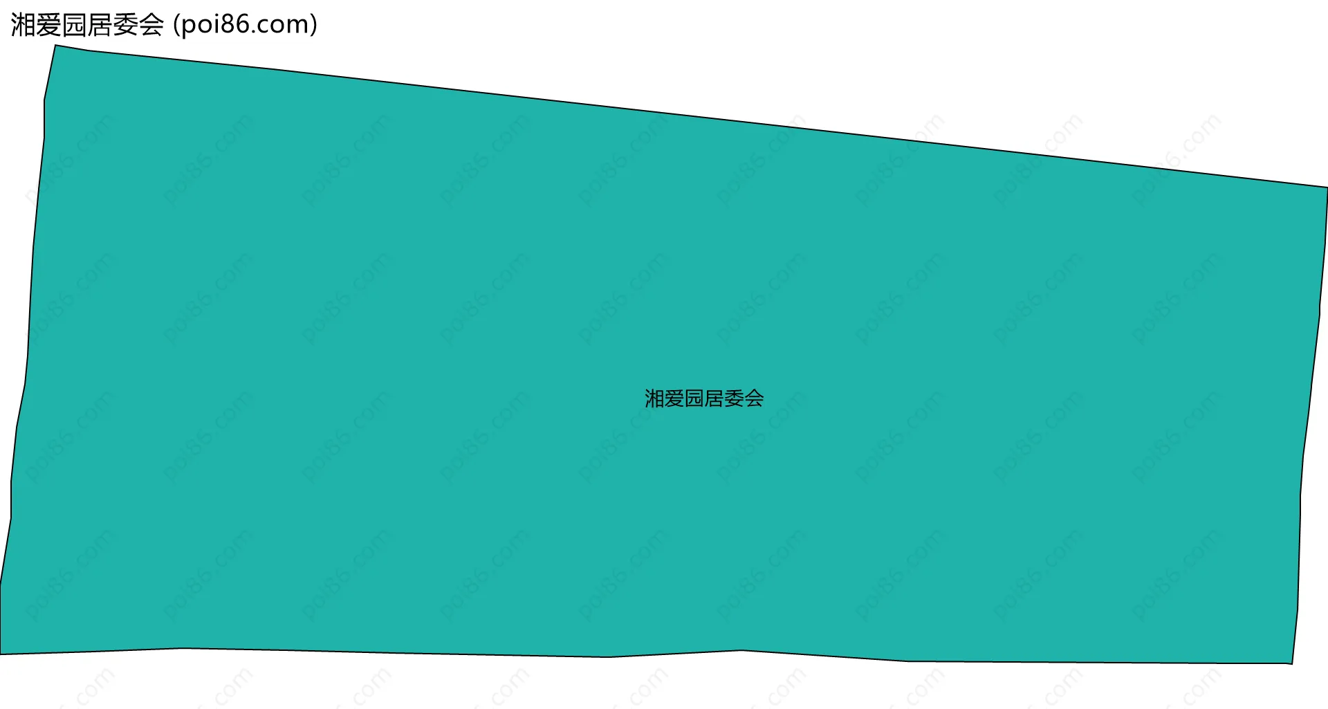 湘爱园居委会边界地图