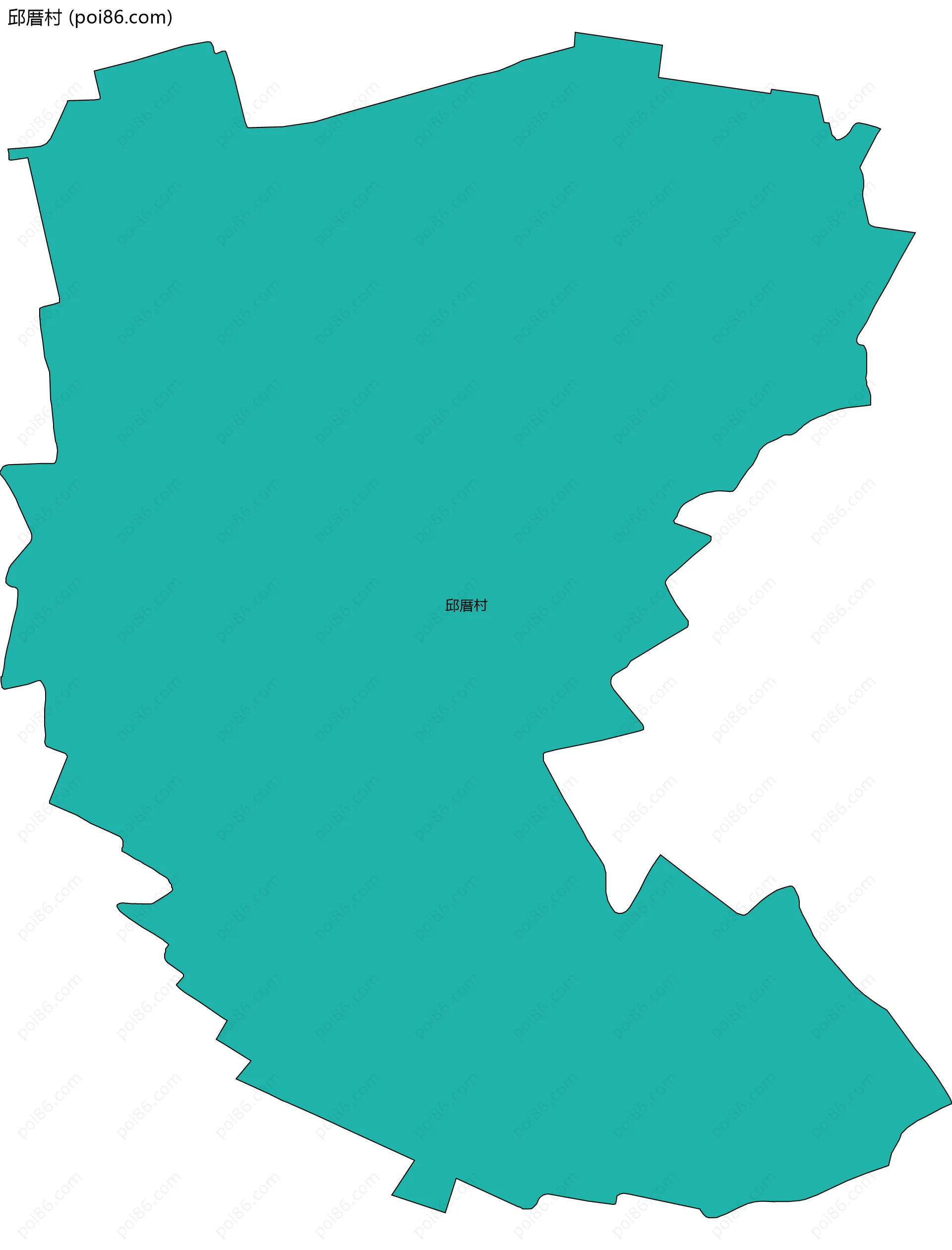 邱厝村边界地图