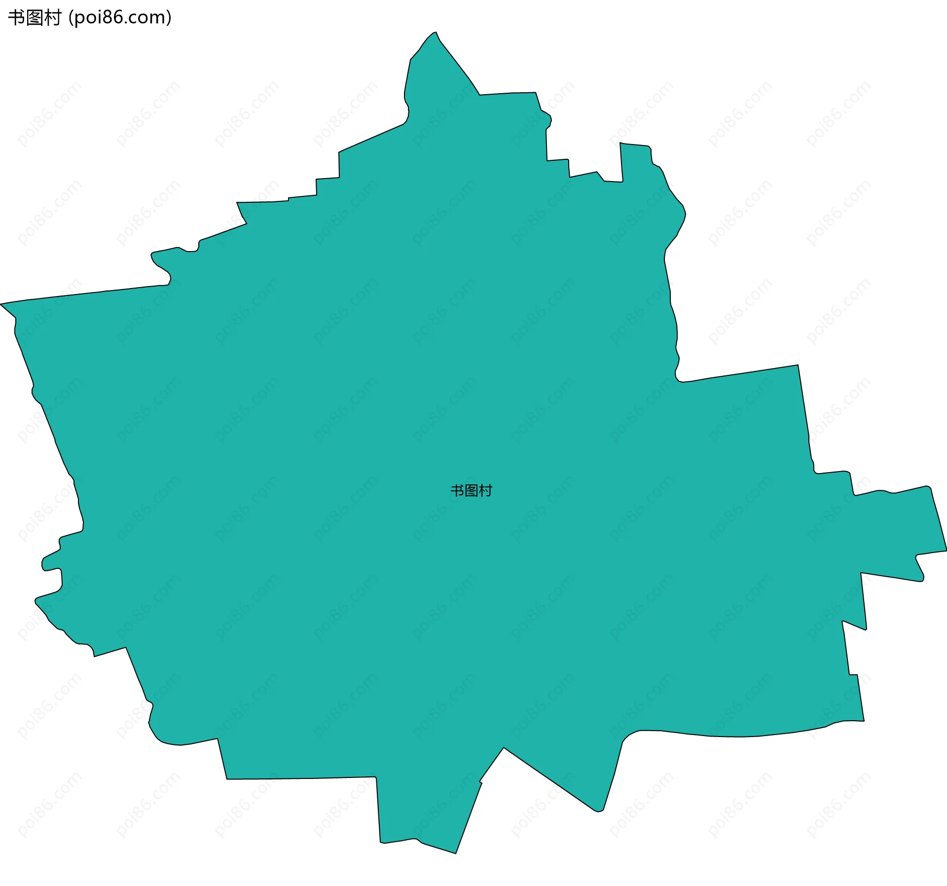 书图村边界地图