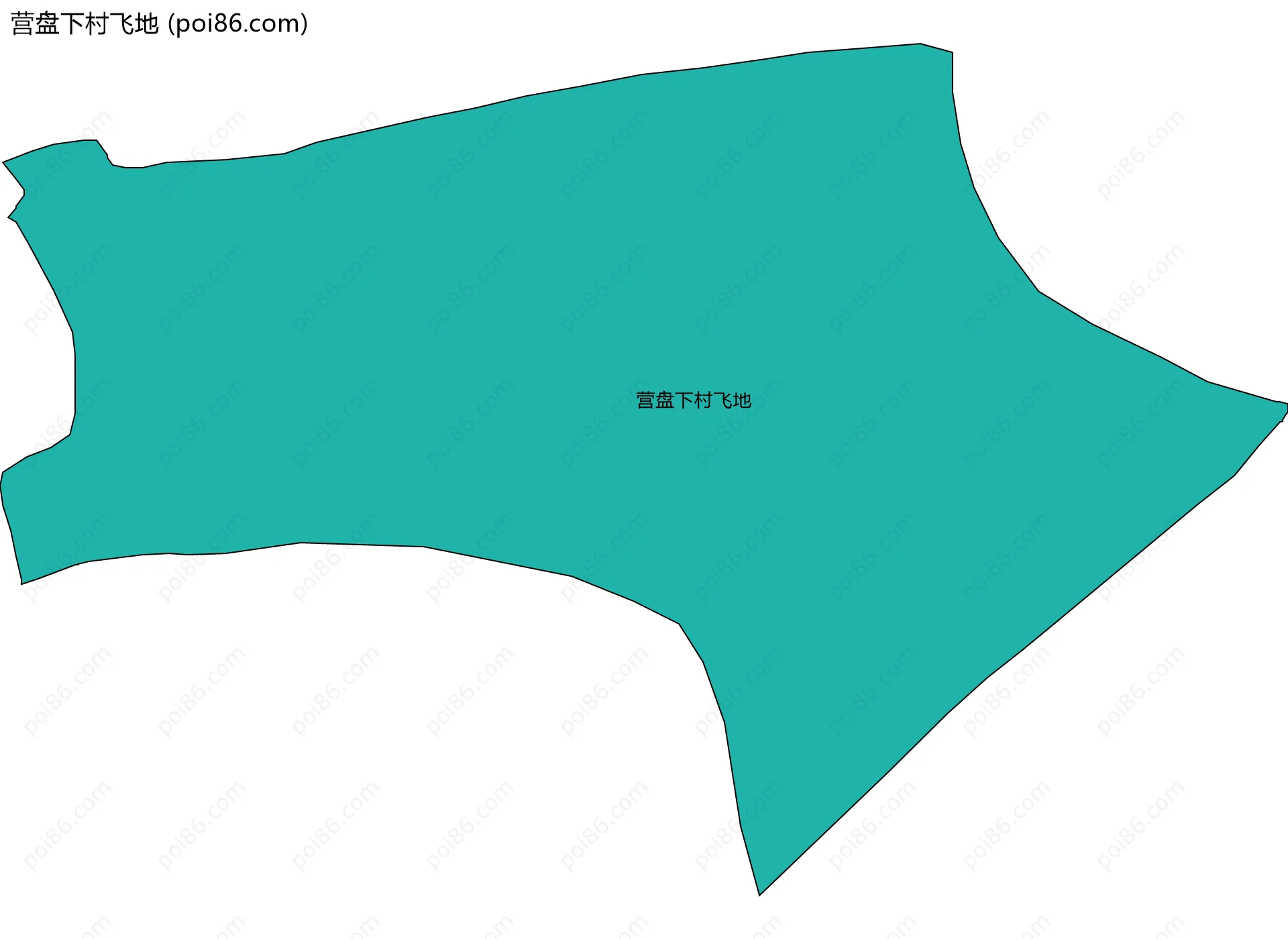 营盘下村飞地边界地图